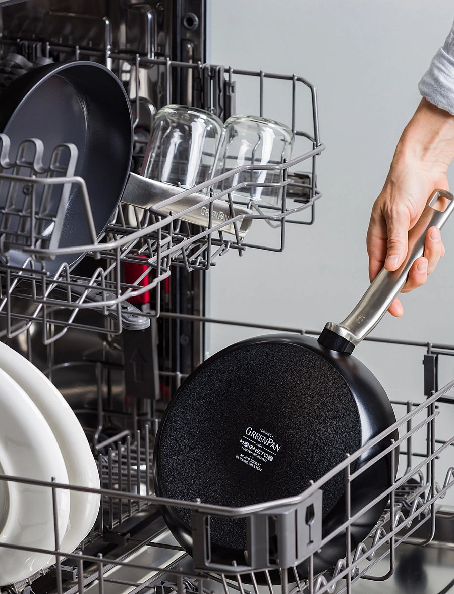 Greenpan - GreenPan Evolution frypan 28cm – Black - bratpfannen - black - 4