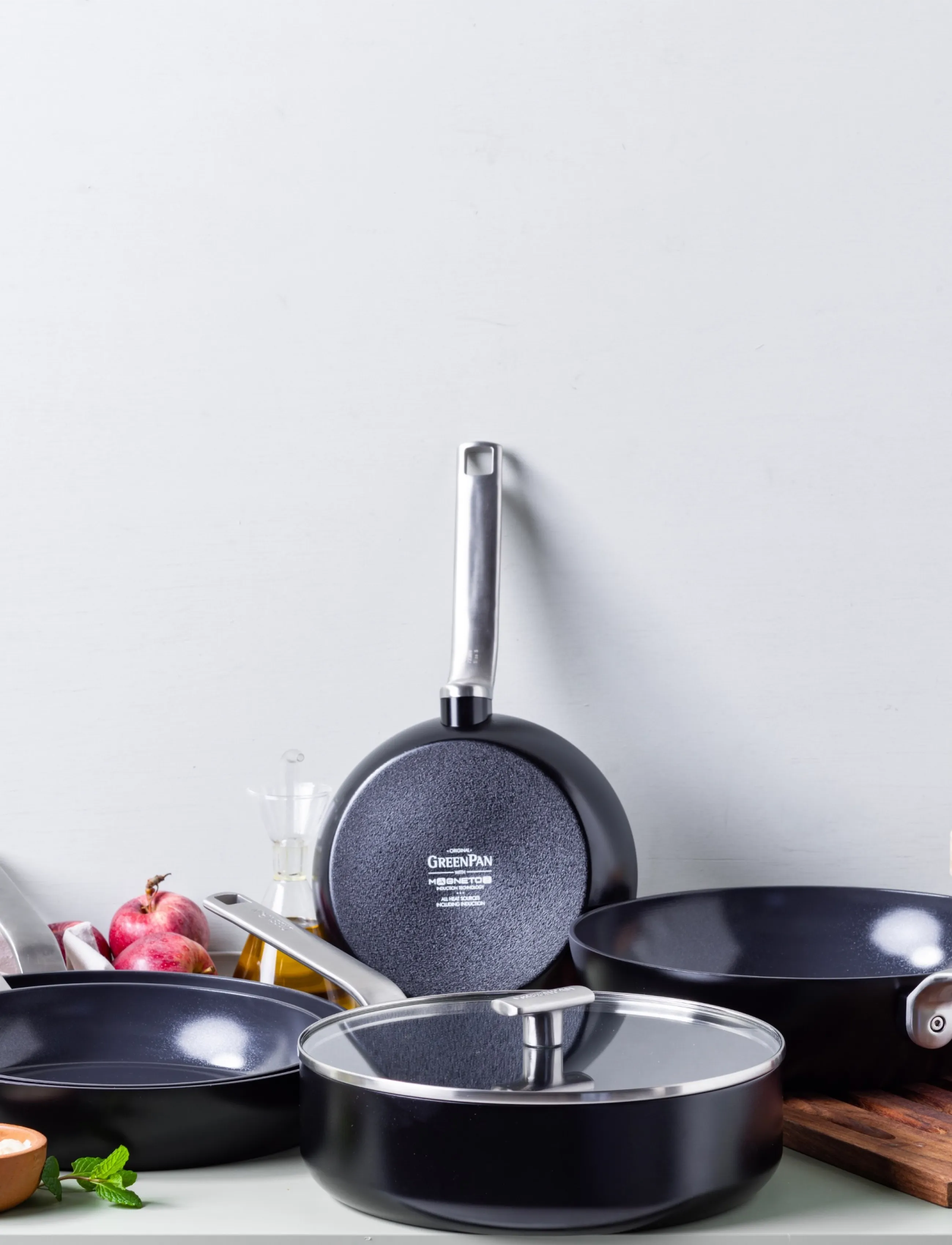 Greenpan - GreenPan Evolution frypan 28cm – Black - stegepander - black - 5