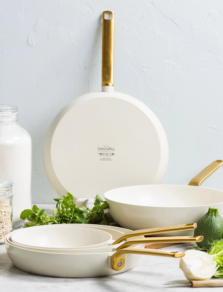 Greenpan - GreenPan Evolution frypan 24cm – Cream White - praepannid ja pannid - cream white - 5