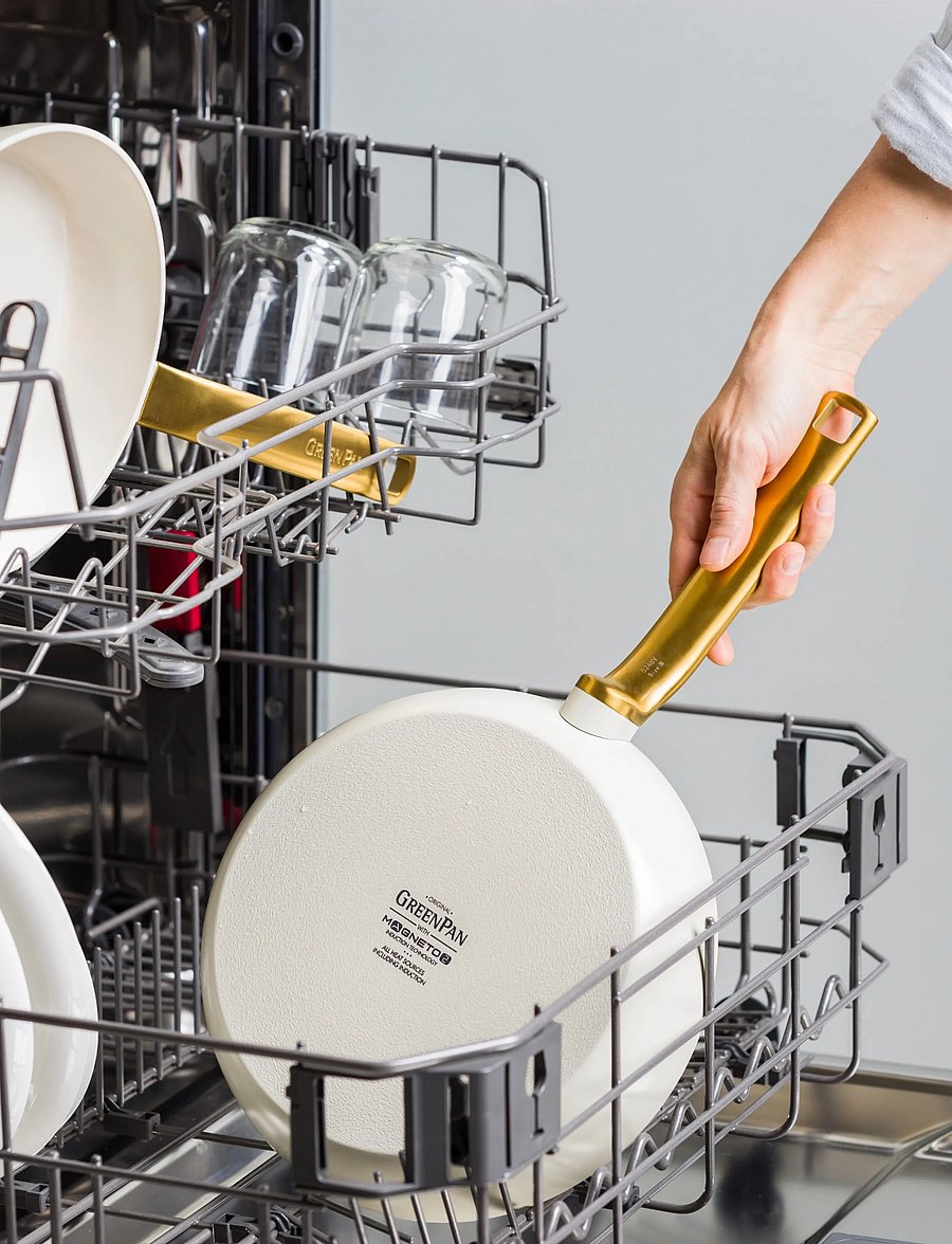 Greenpan - GreenPan Evolution frypan 28cm – Cream White - praepannid ja pannid - cream white - 4