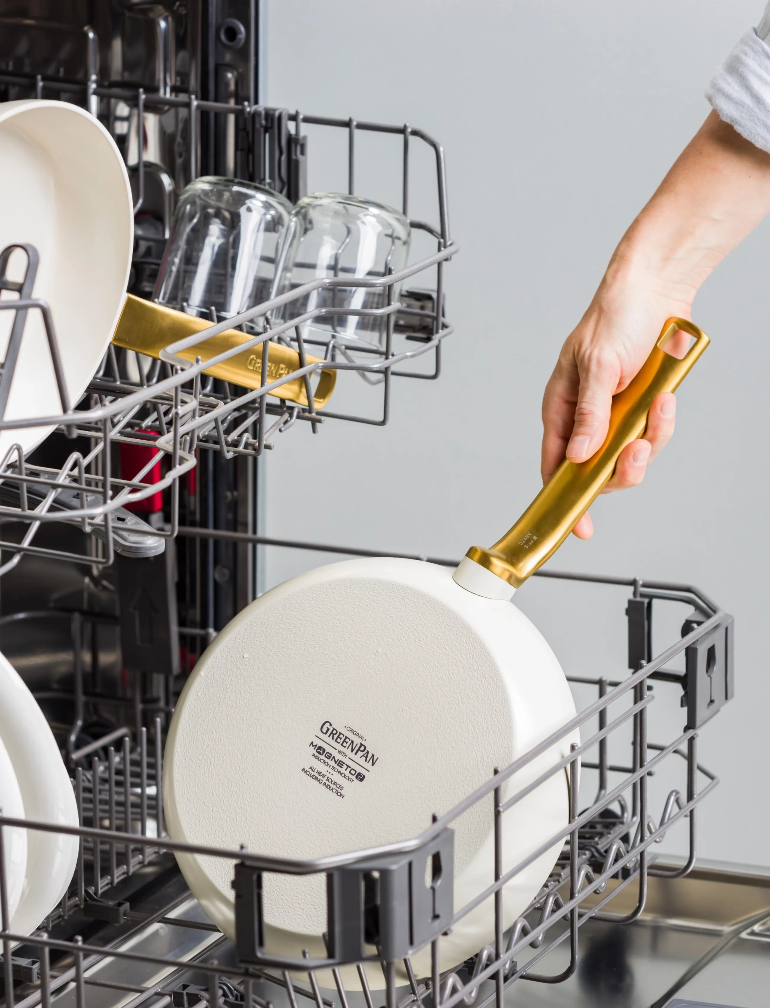 Greenpan - GreenPan Evolution frypan 30cm – Cream White - praepannid ja pannid - cream white - 4
