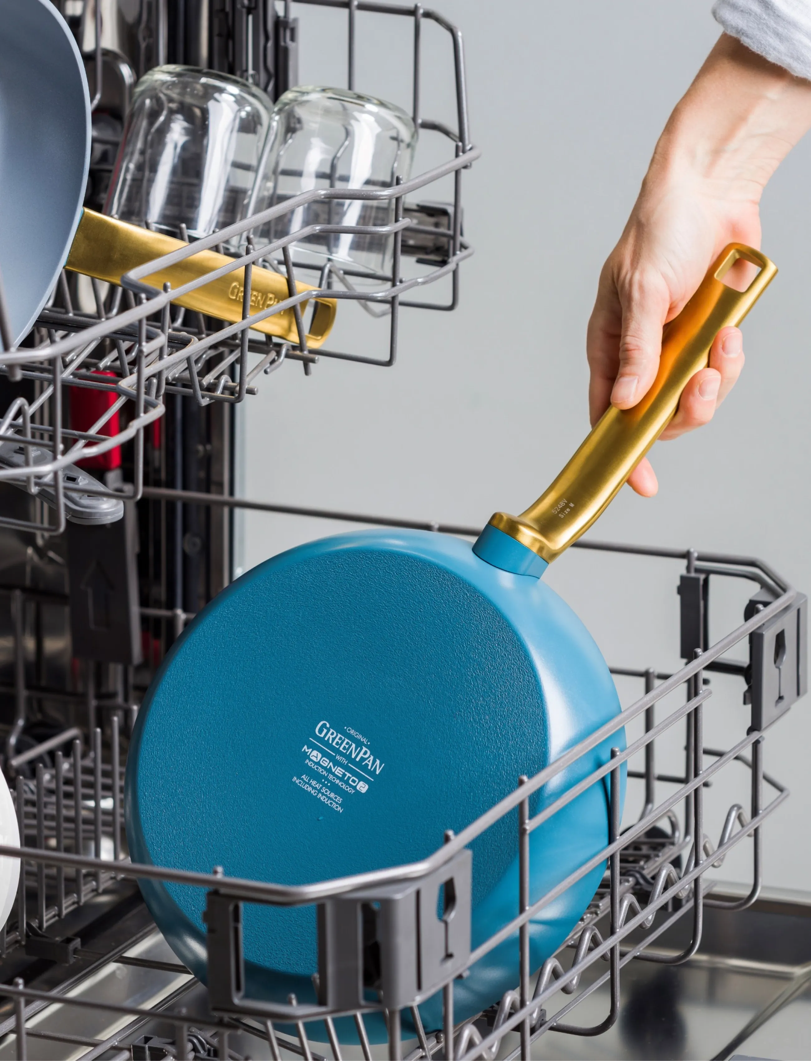 Greenpan - Evolution stekpanna 30 cm – Blue - stekpannor - blue - 4