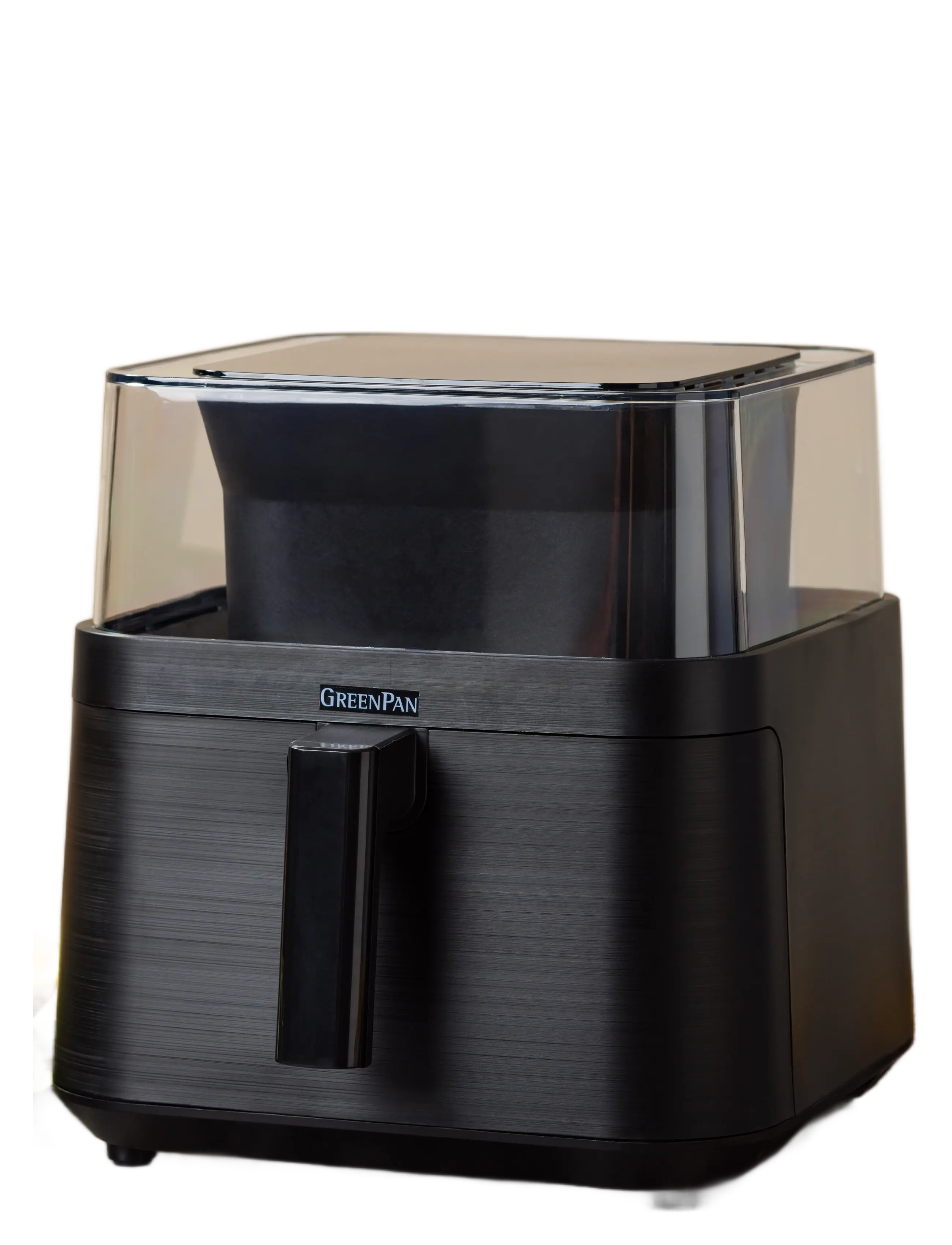 Greenpan GreenPan vision see-through Black Airfryer – 1 basket, 7L - Airfryers - BLACK / black