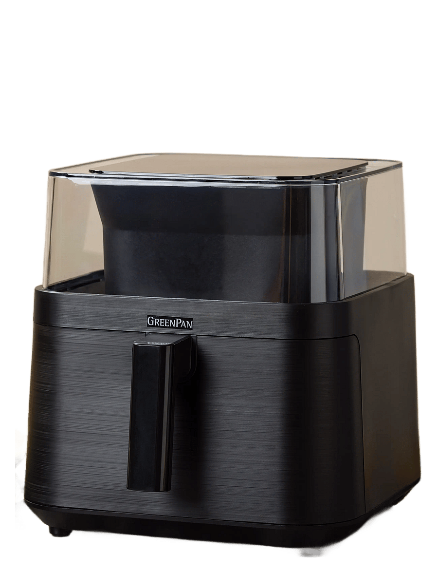 Greenpan - GreenPan vision see-through Black Airfryer – 1 basket, 7L - kuumaõhufritüürid - black - 1