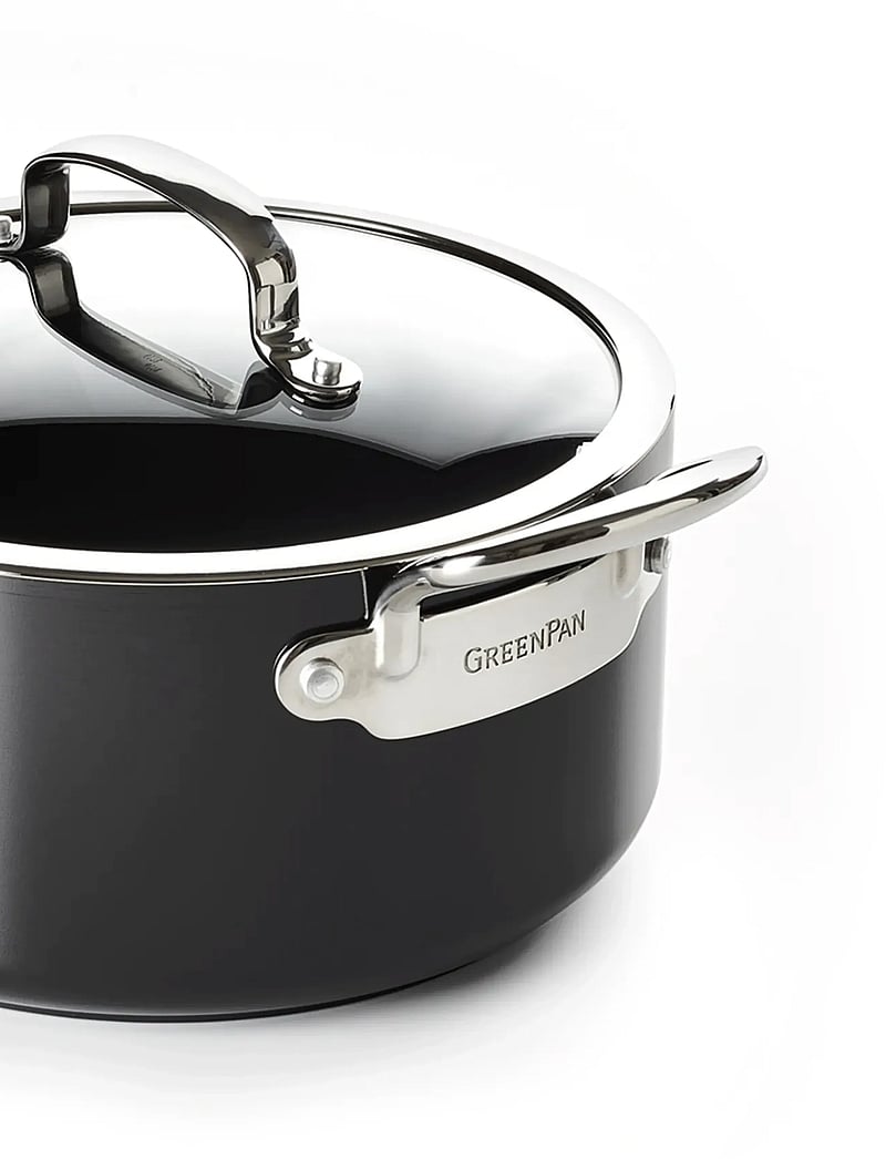 Greenpan - Casserole 24cm/5.1L/5.4Qt with lid - auflaufformen - black - 4