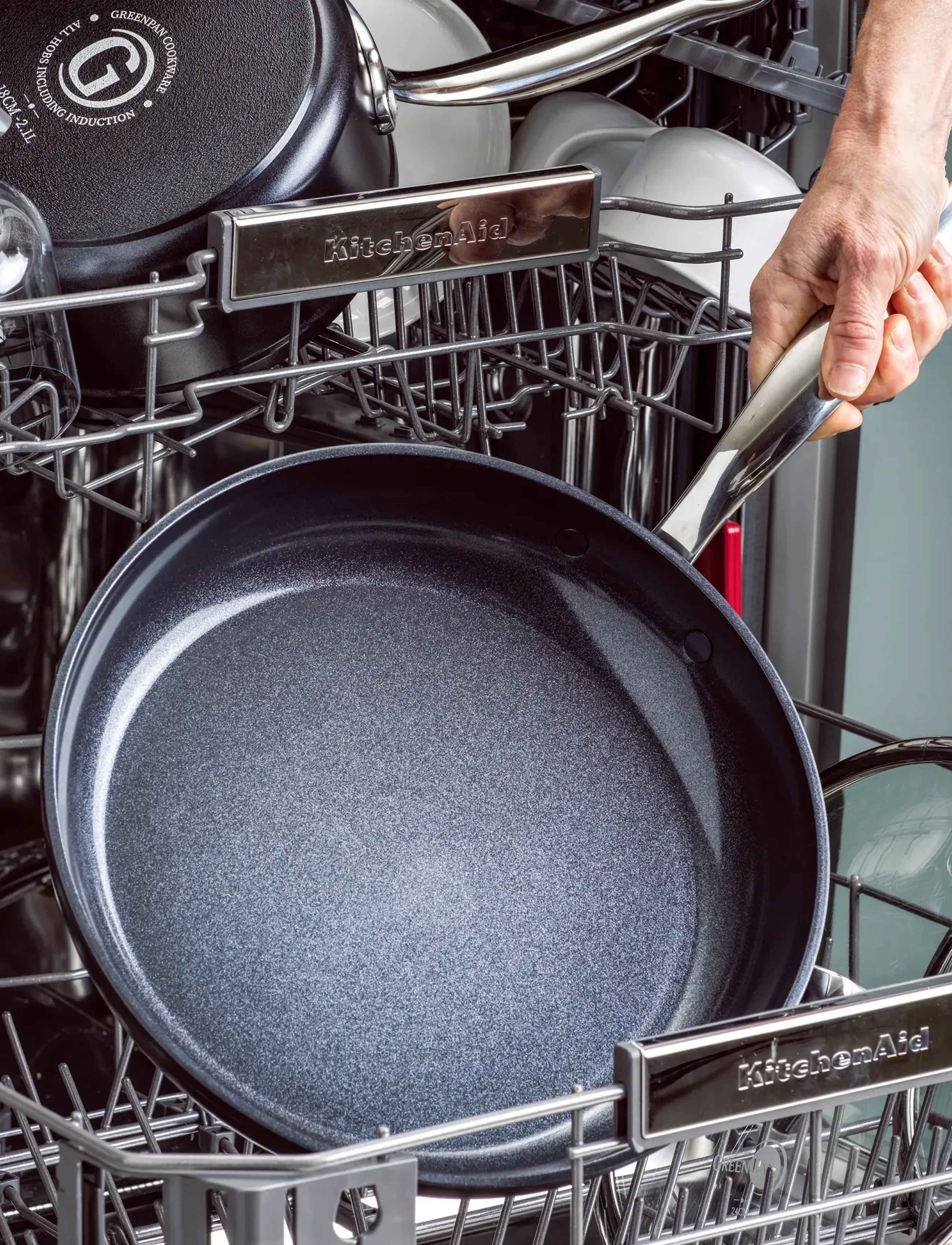 Greenpan - Frypan 24cm - stekpannor - black - 4