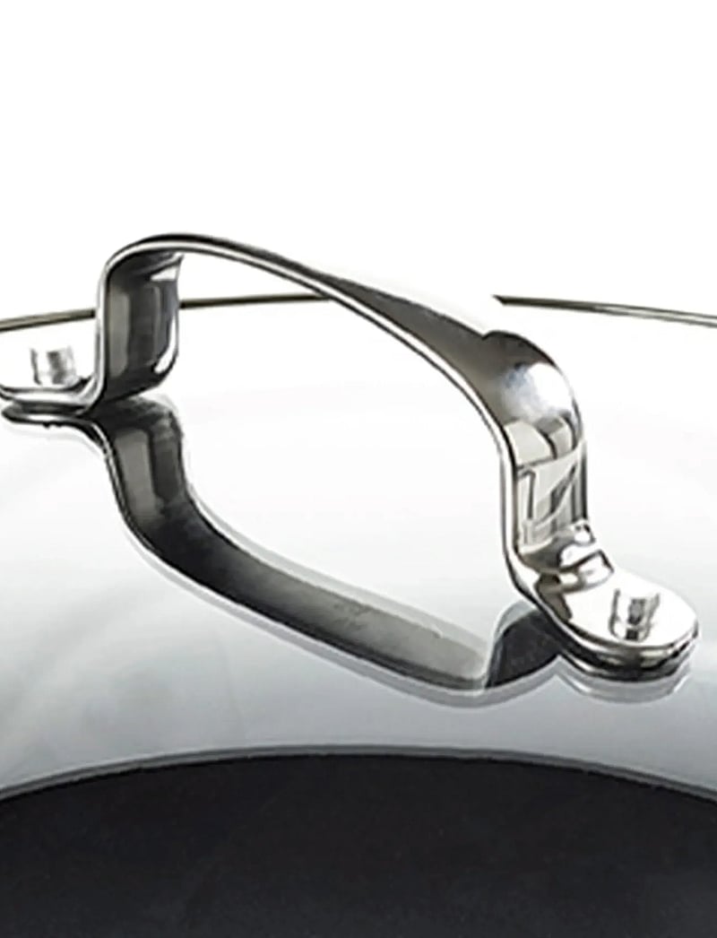 Greenpan - Skillet 30cm/4.8L with lid + 2 safe handles - bratpfannen - black - 4