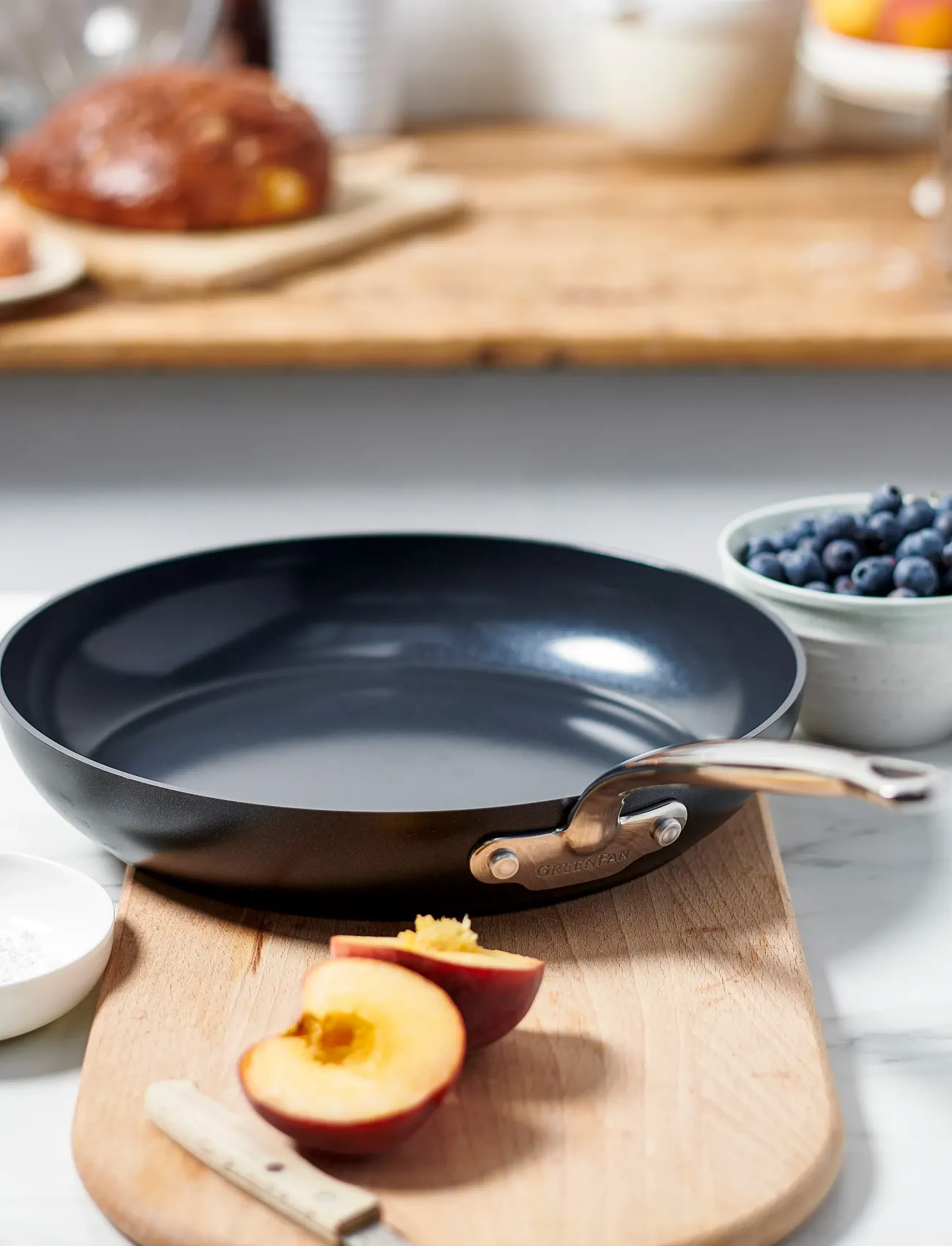 Greenpan Frypan 26Cm, Ø 26 cm, Pots & Pans, Schwarz - Frying Homeware