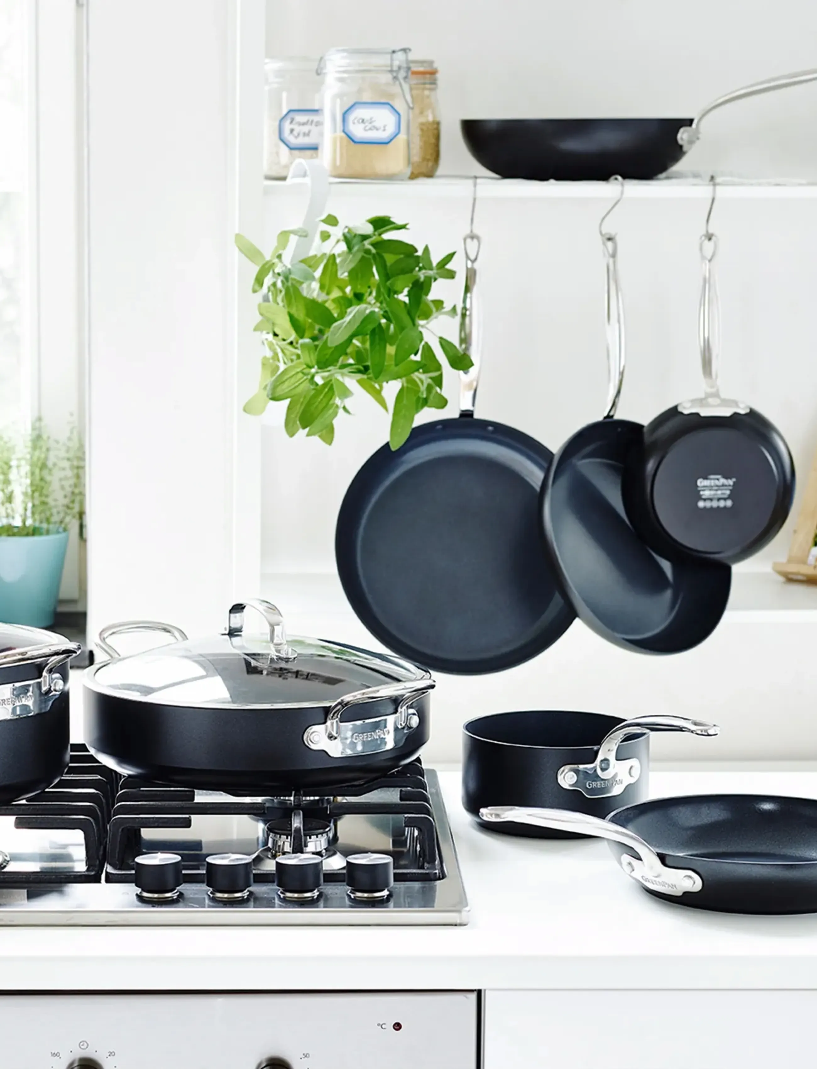 Greenpan Frypan 26cm - Vatertag - BLACK / black