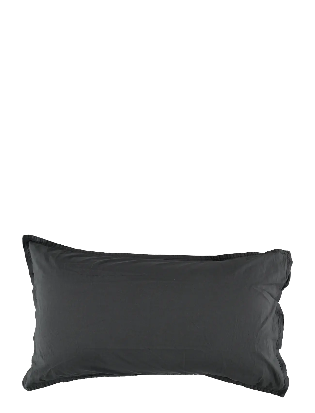 Gripsholm PILLOWCASE VINTAGE BCI - Pillow cases - ANTHRACITE / blue