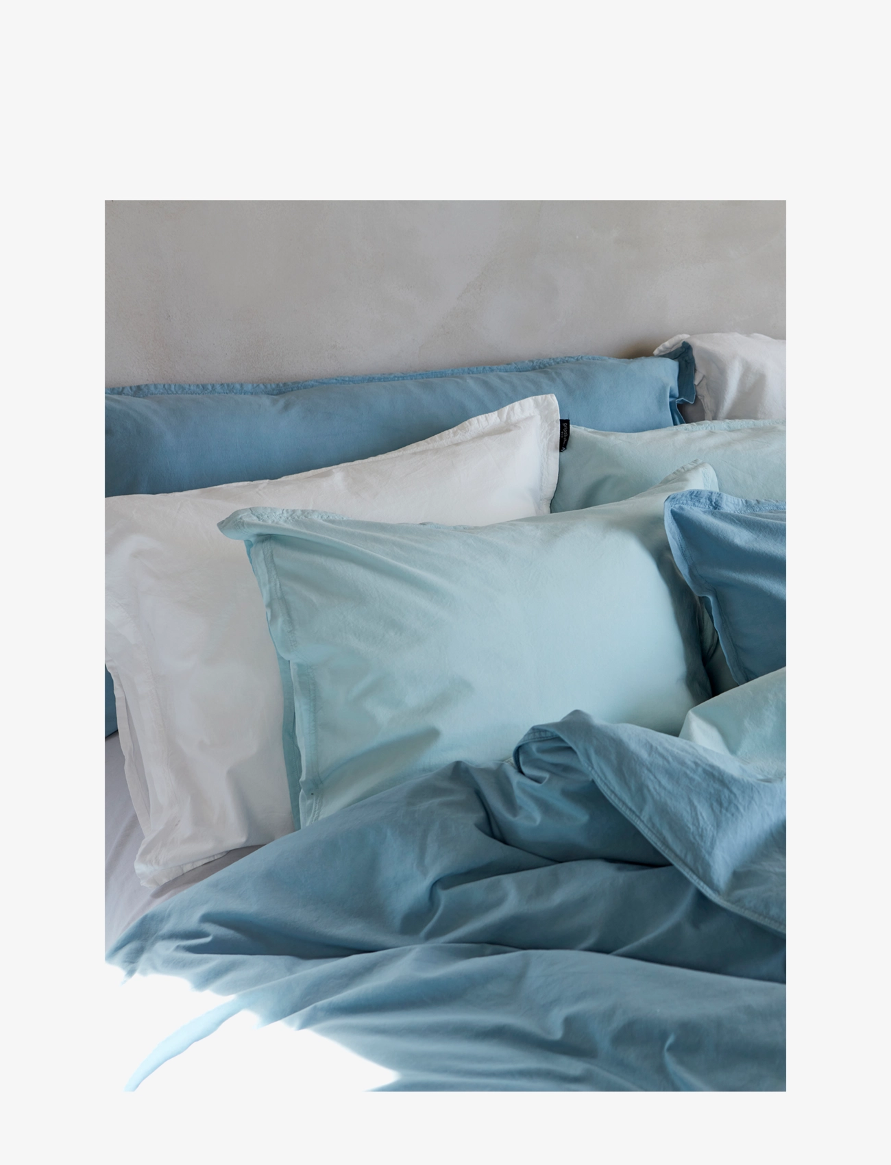 Gripsholm - PILLOWCASE VINTAGE BCI - pillow cases - medium blue - 2