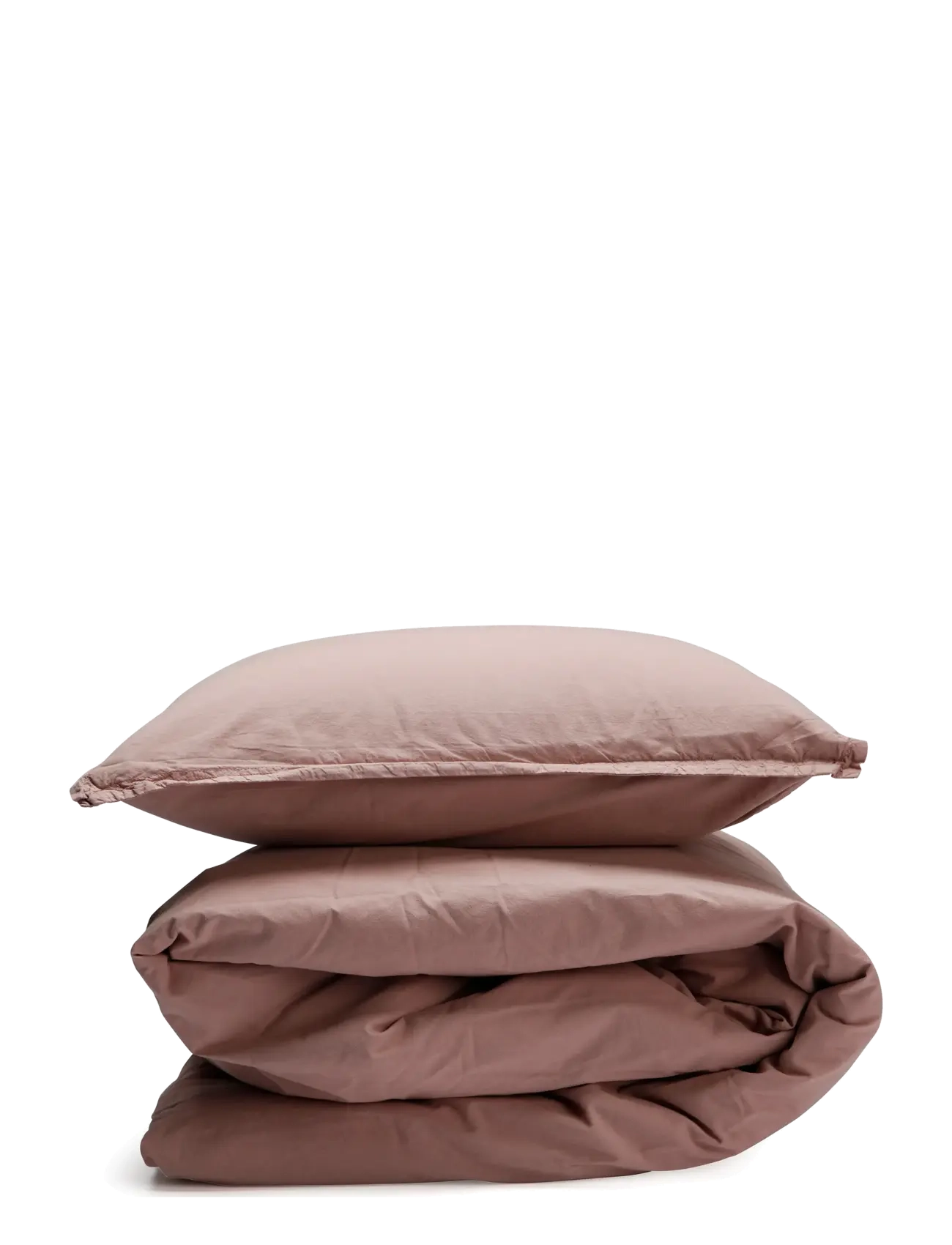 Gripsholm PÅSLAKAN VINTAGE DIMROSA 150X210;50X60 - Påslakanset - FAWN / pink/rose