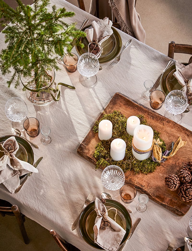 Gripsholm - DUK LINEN BLEND LINBEIGE 145x250 - dukar & löpare - linnen beige - 2