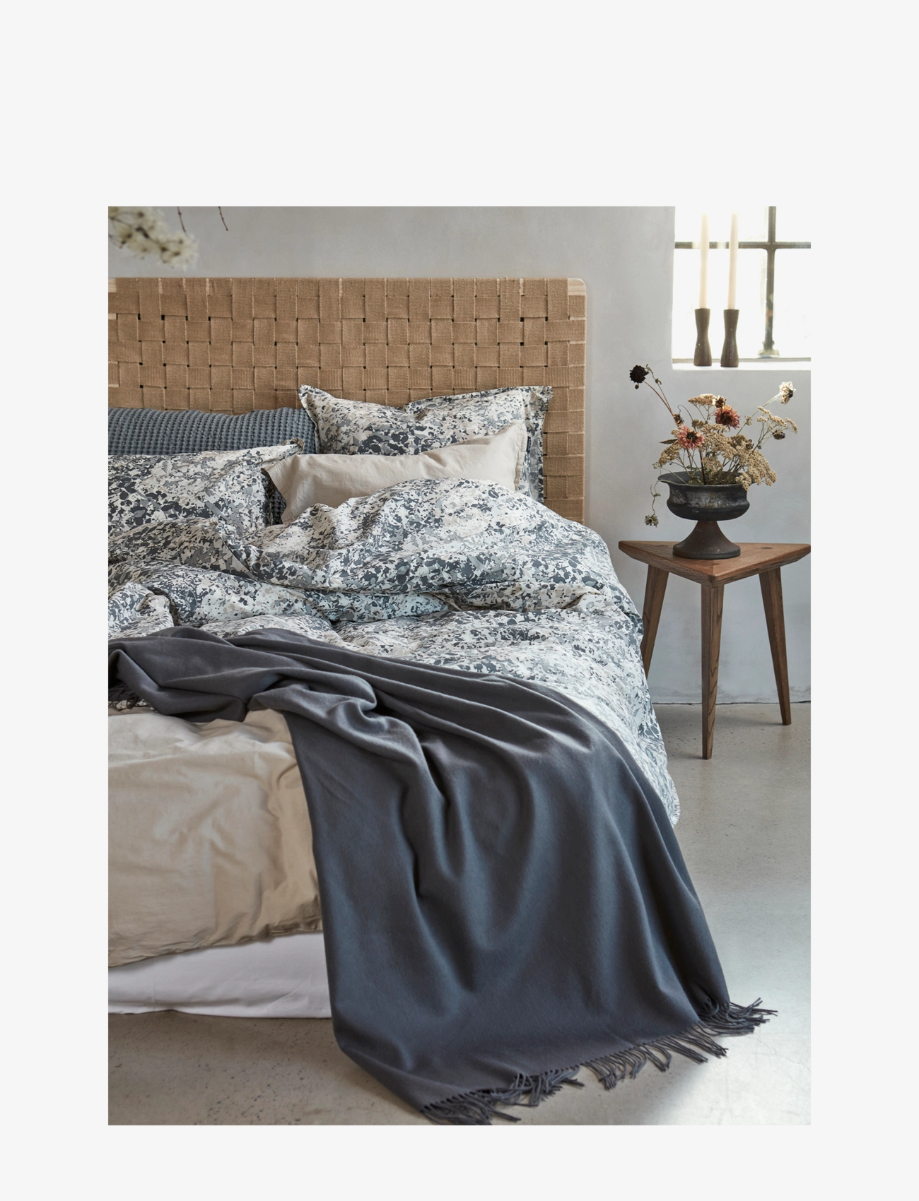 Gripsholm - THROW WOOL SOLID - blankets & throws - anthracite - 1