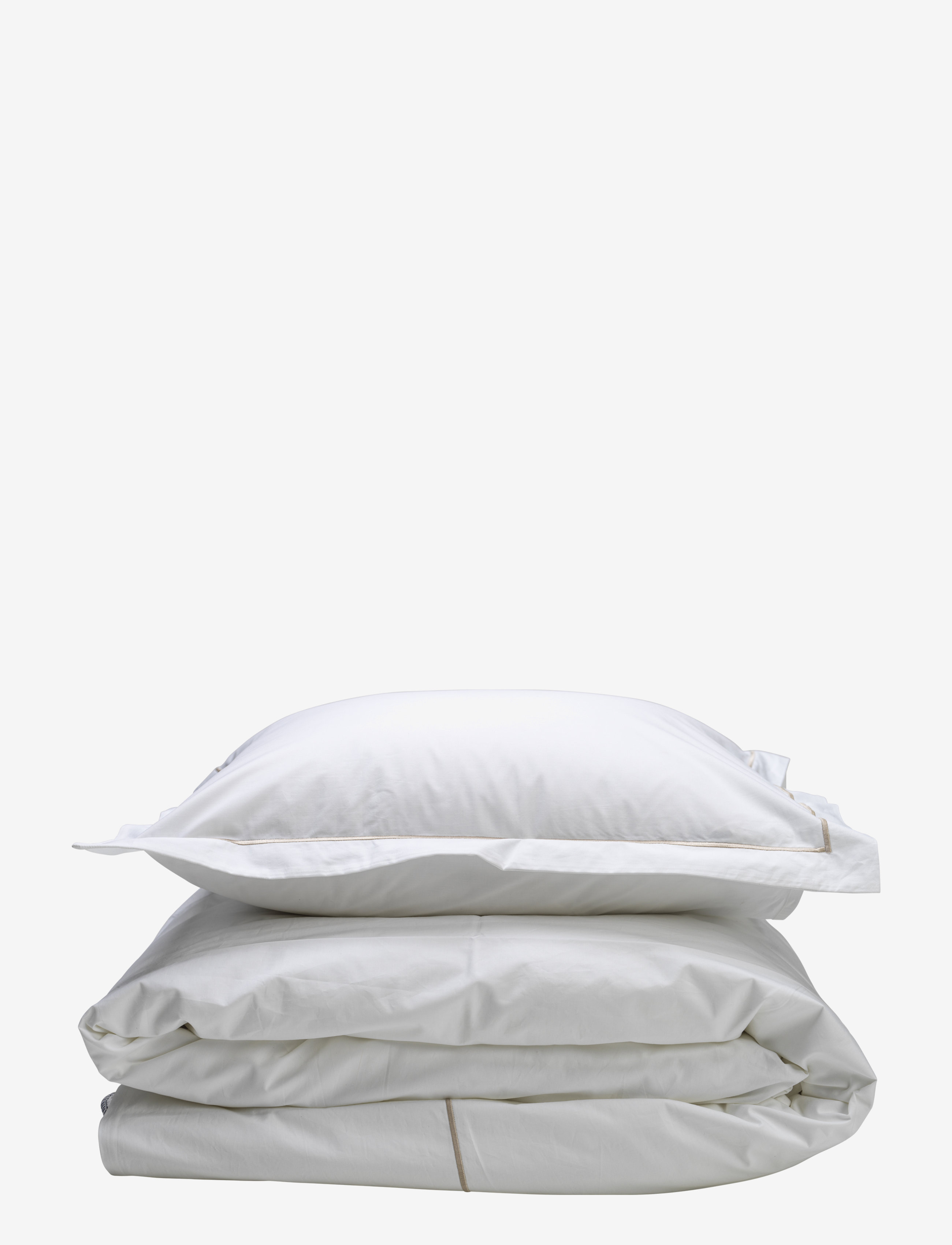 Gripsholm BED SET SIRI PERCALE KINGSIZE - Sengesæt - WHITE / white