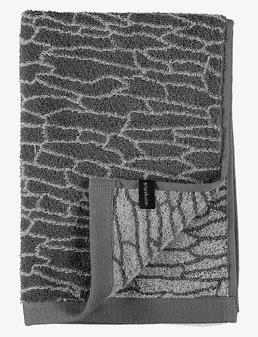 Gripsholm - TOWEL JAQUARD 50X70 - die niedrigsten preise - grey - 0