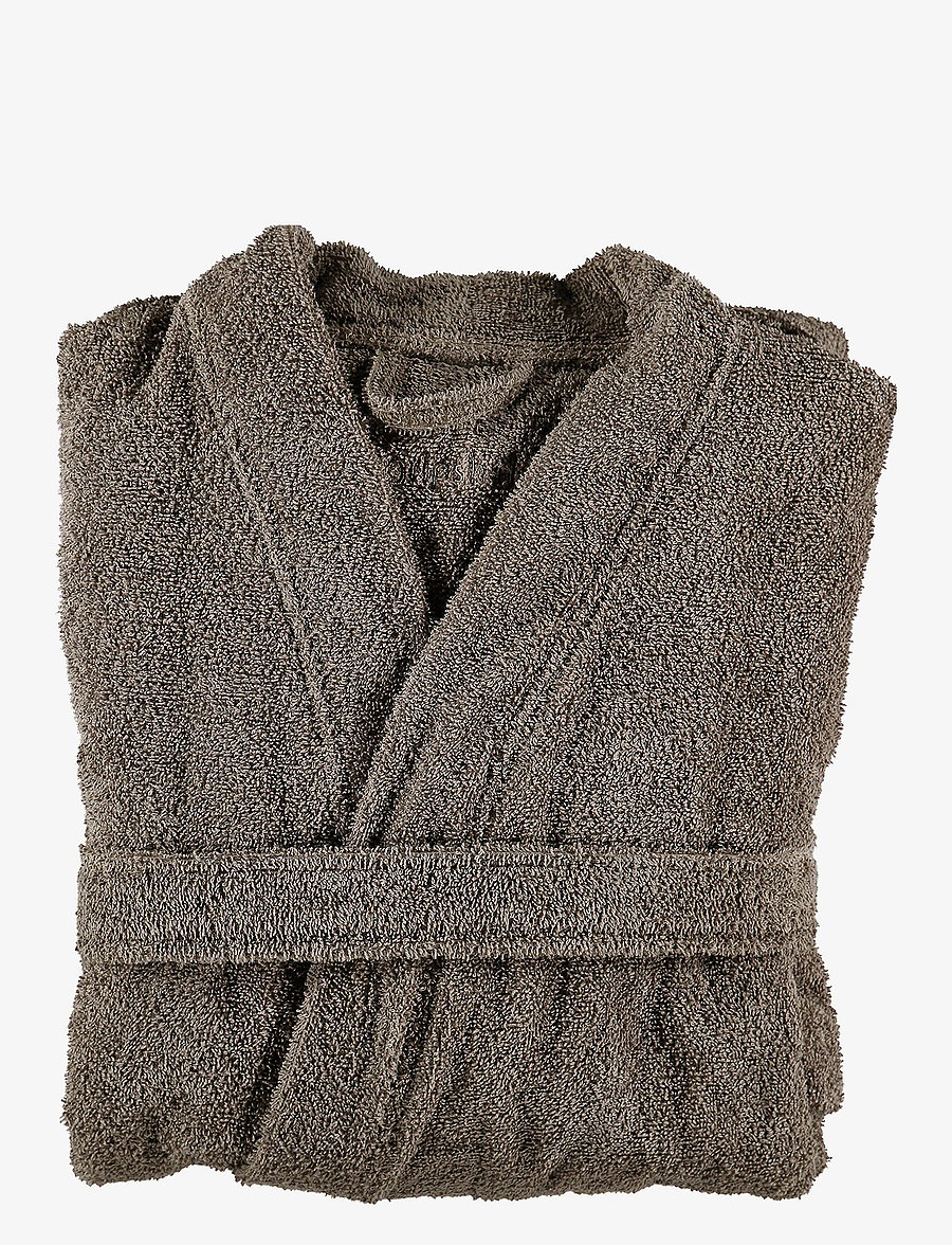 Gripsholm - BATHROBE TERRY - bademäntel - walnut - 0