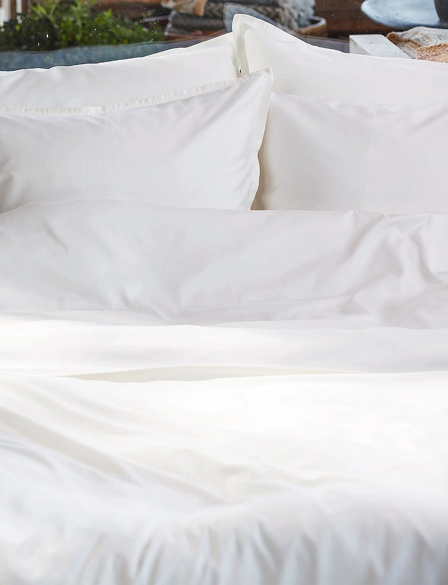 Gripsholm - PILLOWCASE BAMBOO SOLID 50X60CM, WHITE 50X60 CM - padjapüürid - white - 0