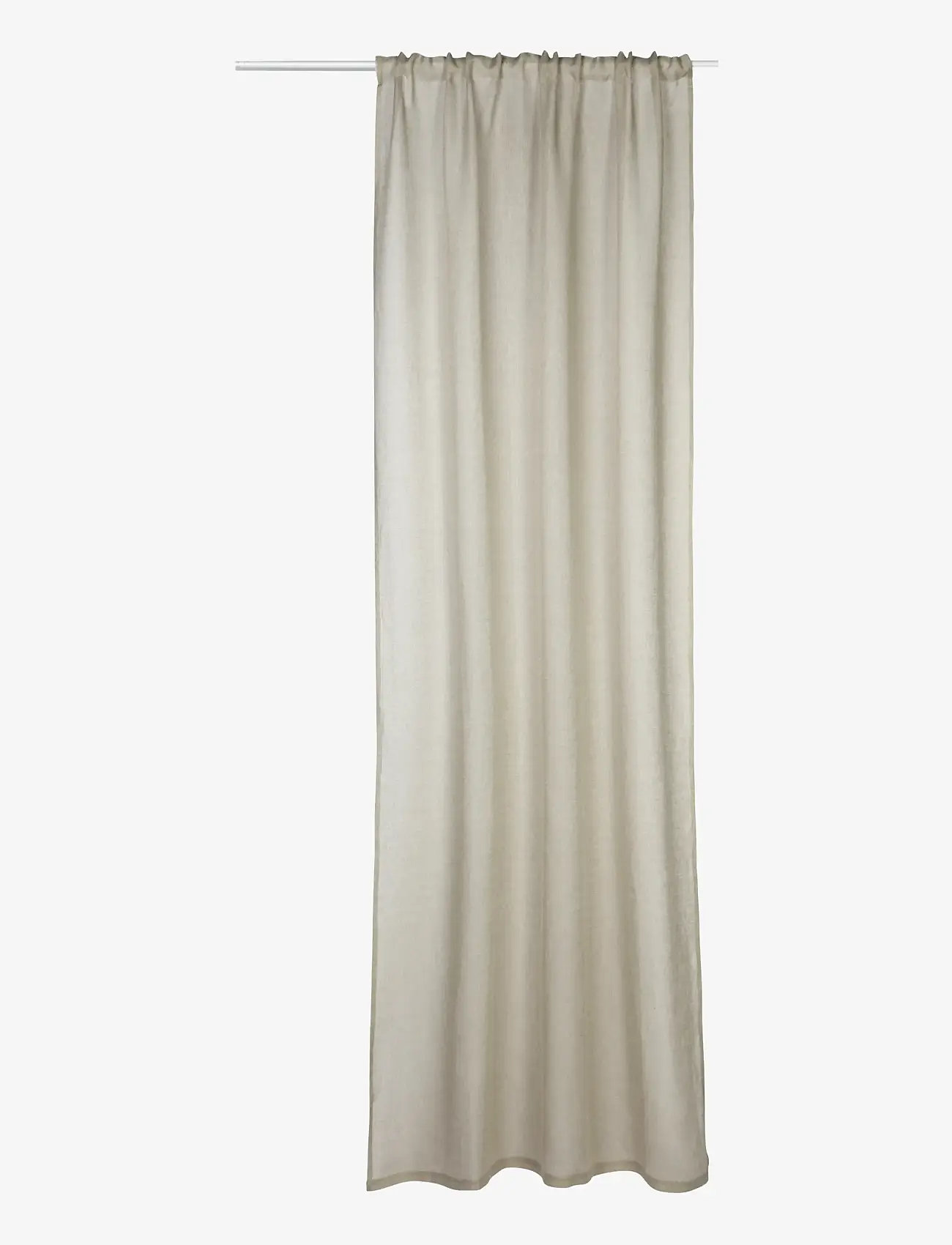 Gripsholm - CURTAIN LINEN LINEN BEIGE 150x250 1-P - pikad kardinad - linen beige - 1