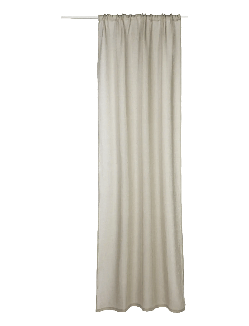 Gripsholm - CURTAIN LINEN LINEN BEIGE 150x250 1-P - pikad kardinad - linen beige - 1