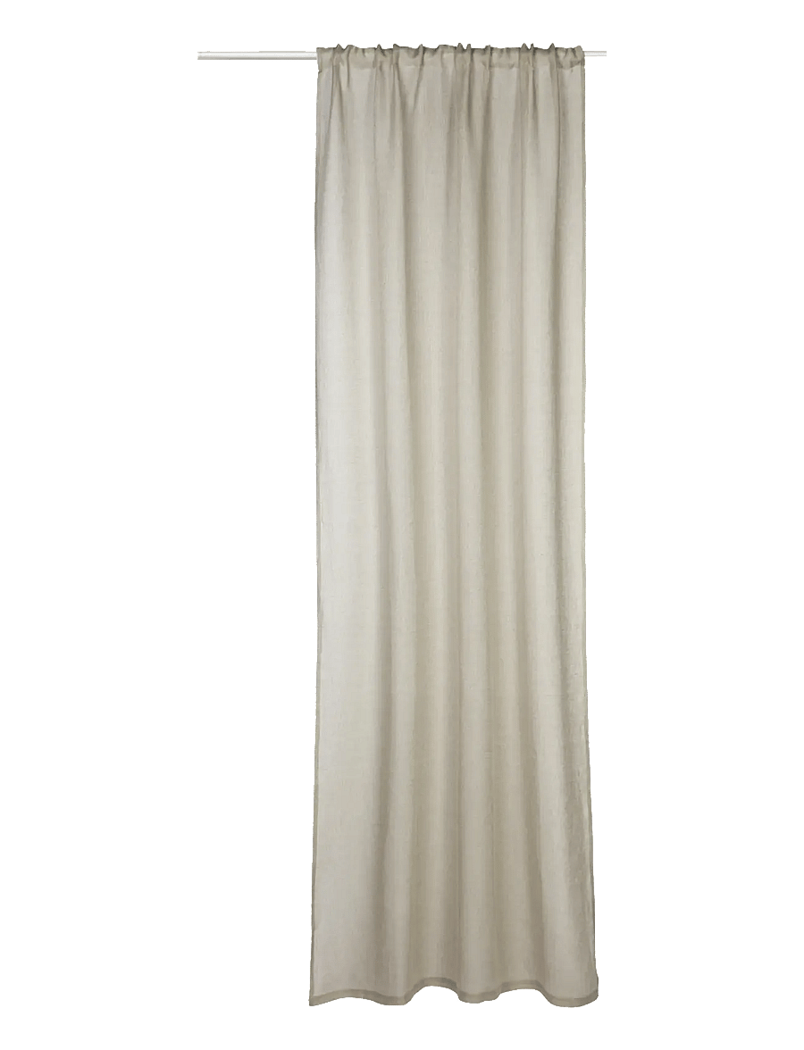 Gripsholm - CURTAIN LINEN LINEN BEIGE 150x250 1-P - fertiggardinen - linen beige - 1