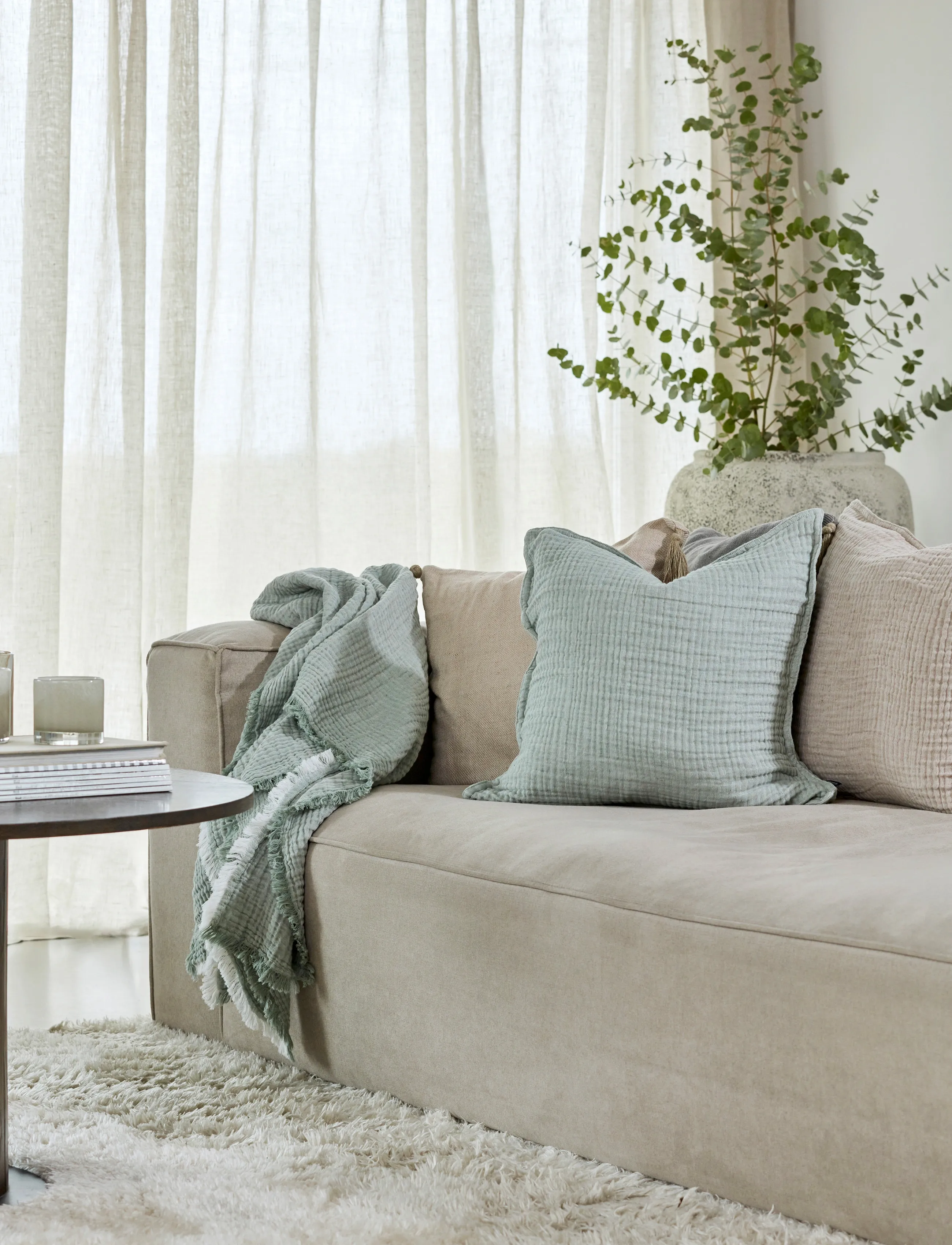 Gripsholm - CURTAIN LINEN LINEN BEIGE 150x250 1-P - gardinlængde - linen beige - 3