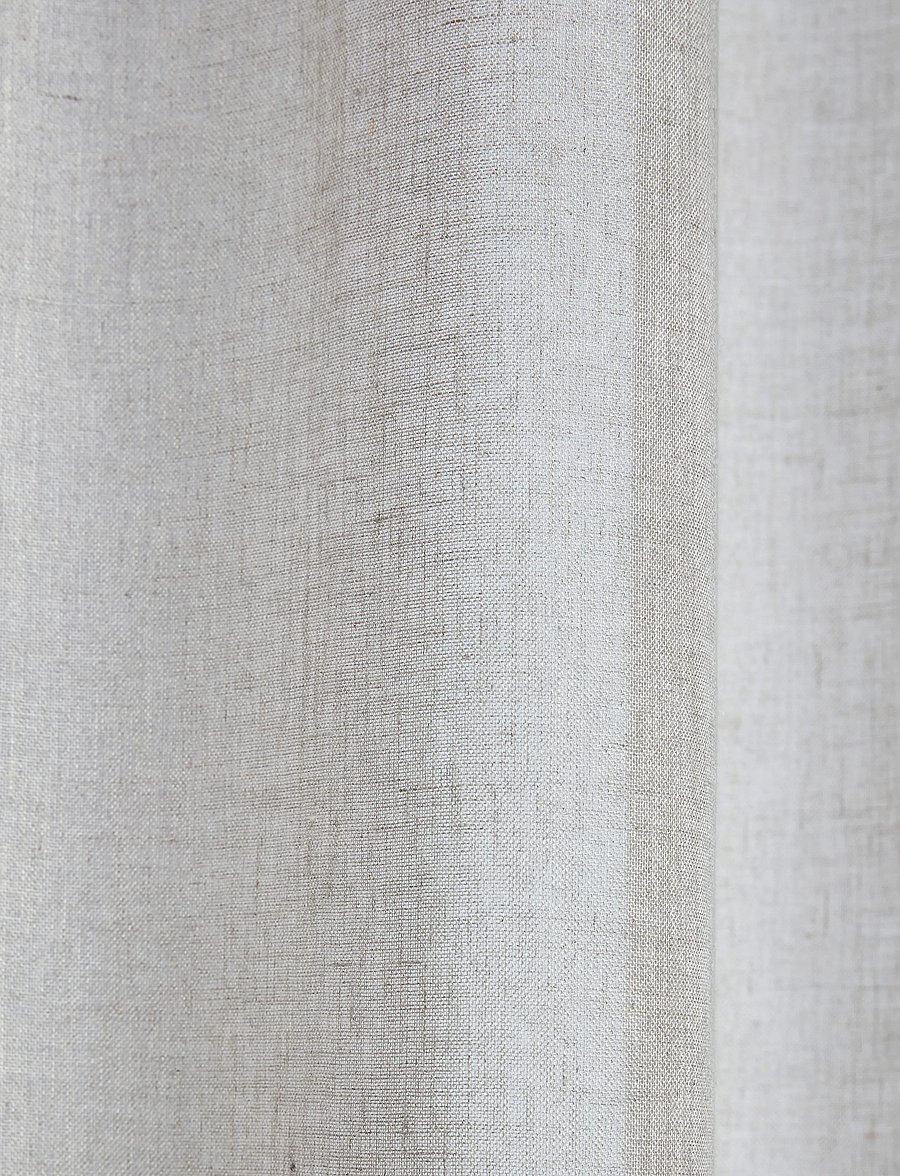 Gripsholm - CURTAIN LINEN LINEN BEIGE 150x250 1-P - fertiggardinen - linen beige - 4