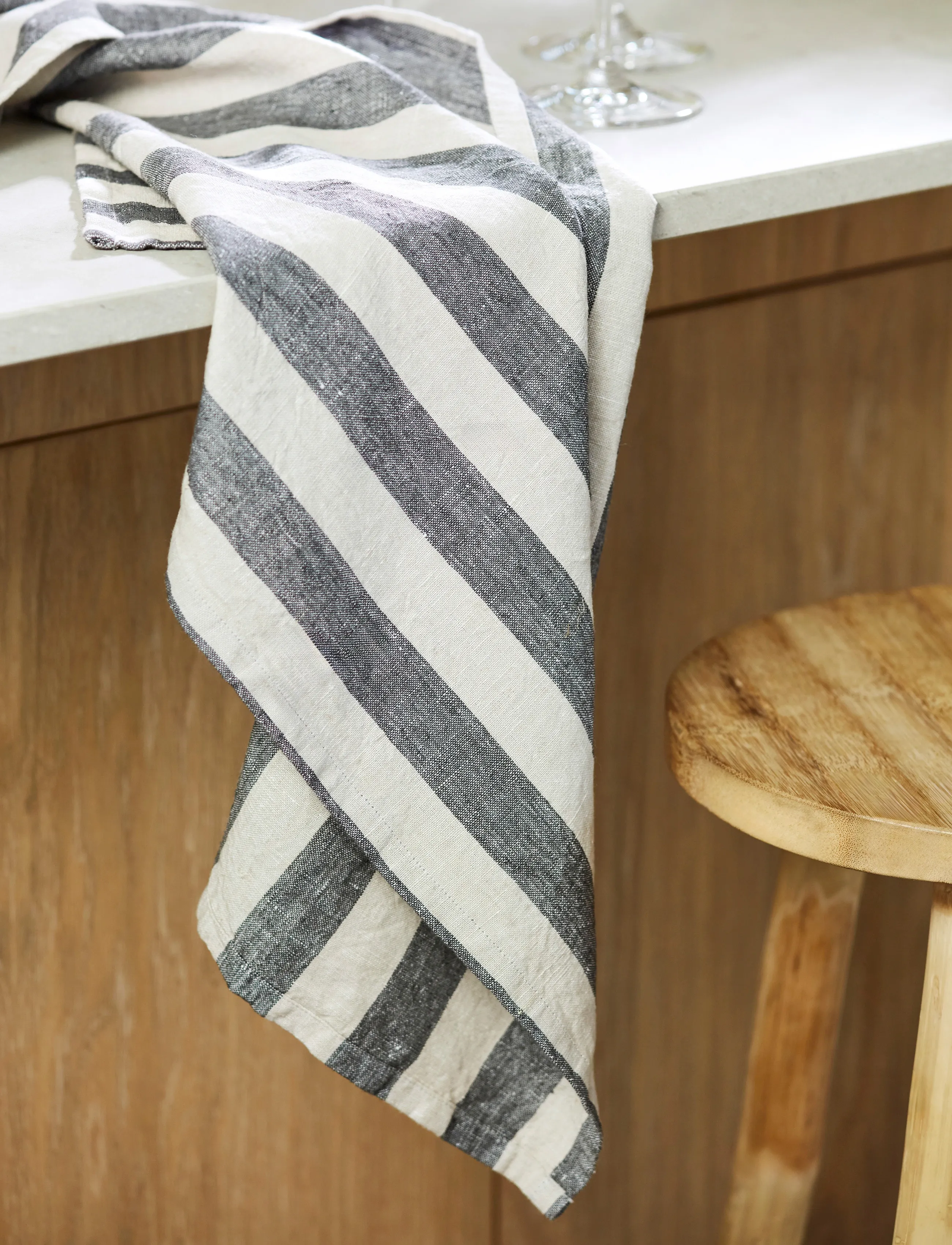 Gripsholm Køkkenhåndklæde Linen Max 50X70, 50X70 cm, Kitchen Textiles, Grau - Towels, Homeware