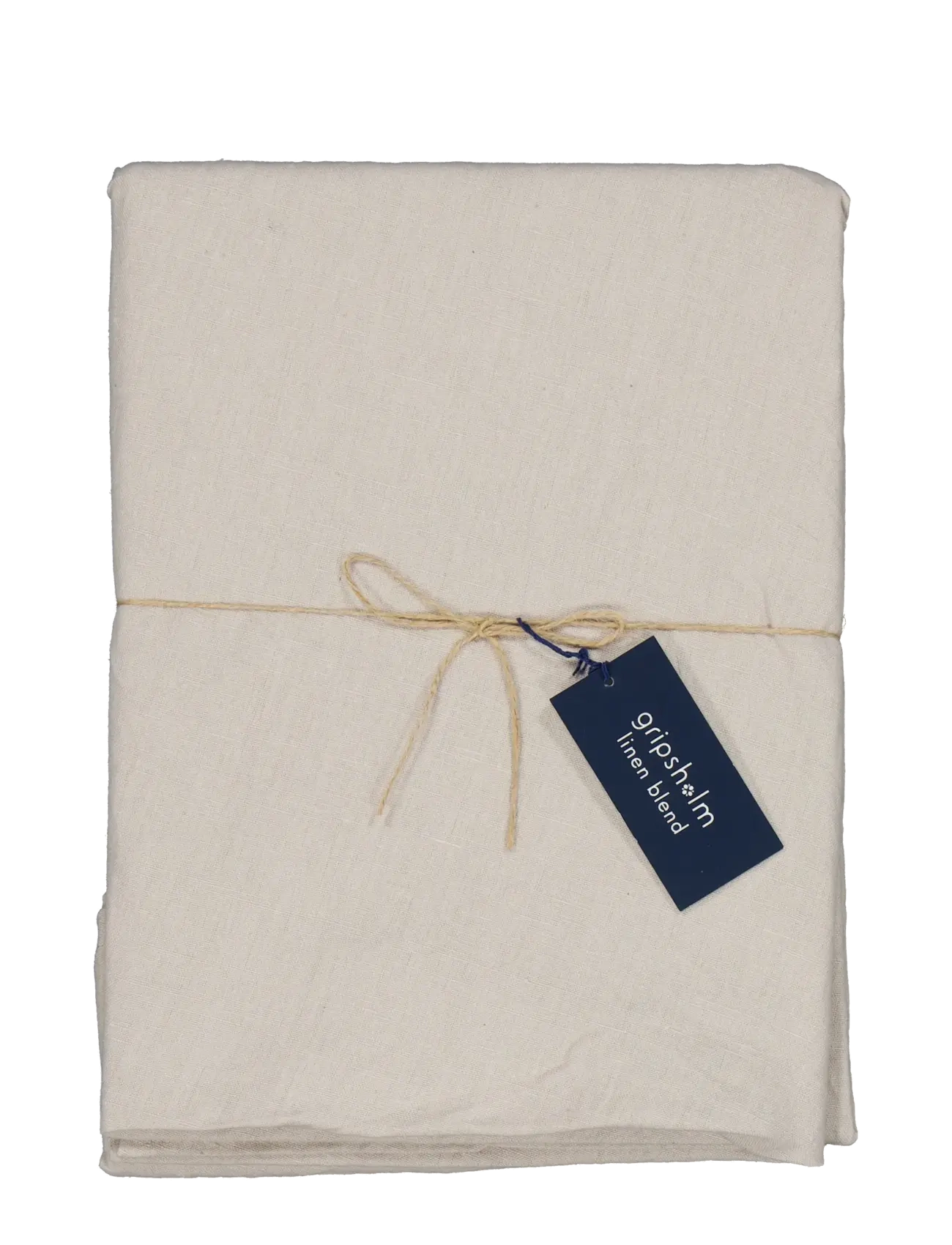 Gripsholm TABLE CLOTH LINEN BLEND LINEN BEIGE ROUND 200X200 - Tableware - LINEN BEIGE / beige