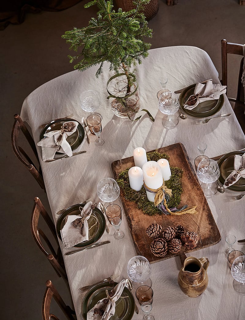 Gripsholm - TABLE CLOTH LINEN BLEND LINEN BEIGE 145x350 - tischdecken & tischläufer - linen beige - 2