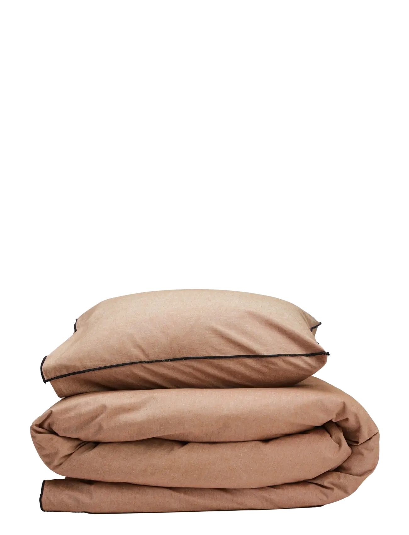 Gripsholm PÅSLAKAN CHAMBREY LEJON 150X210;50X60 - Påslakanset - LION / beige