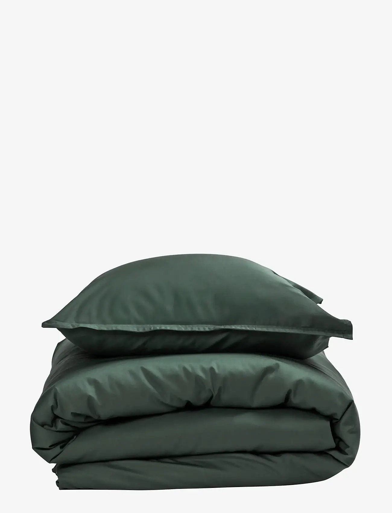 Gripsholm - PÅSLAKAN BAMBOO SOLID GRÖN 150X210;2x50X60 - påslakanset - green - 0