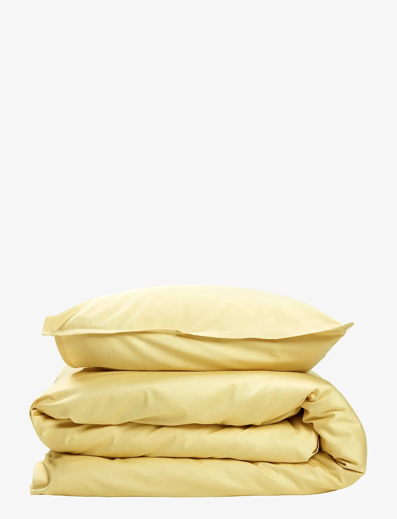 Gripsholm - BED SET BAMBOO SOLID VANILLA YELLOW 150X210;2x50X60 - voodiriiete komplektid - vanilla yellow - 1