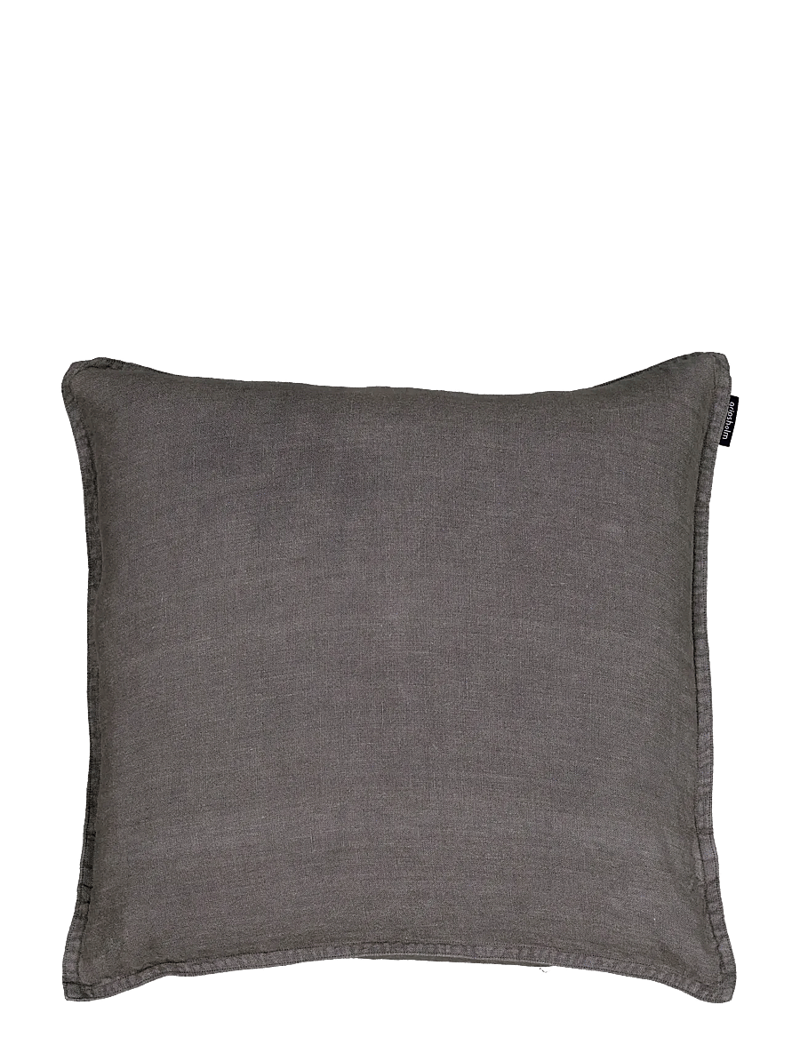 Gripsholm - CUSHION COVER WASHED LINEN TOAST 50x50 - kissenbezüge - anthracite - 1
