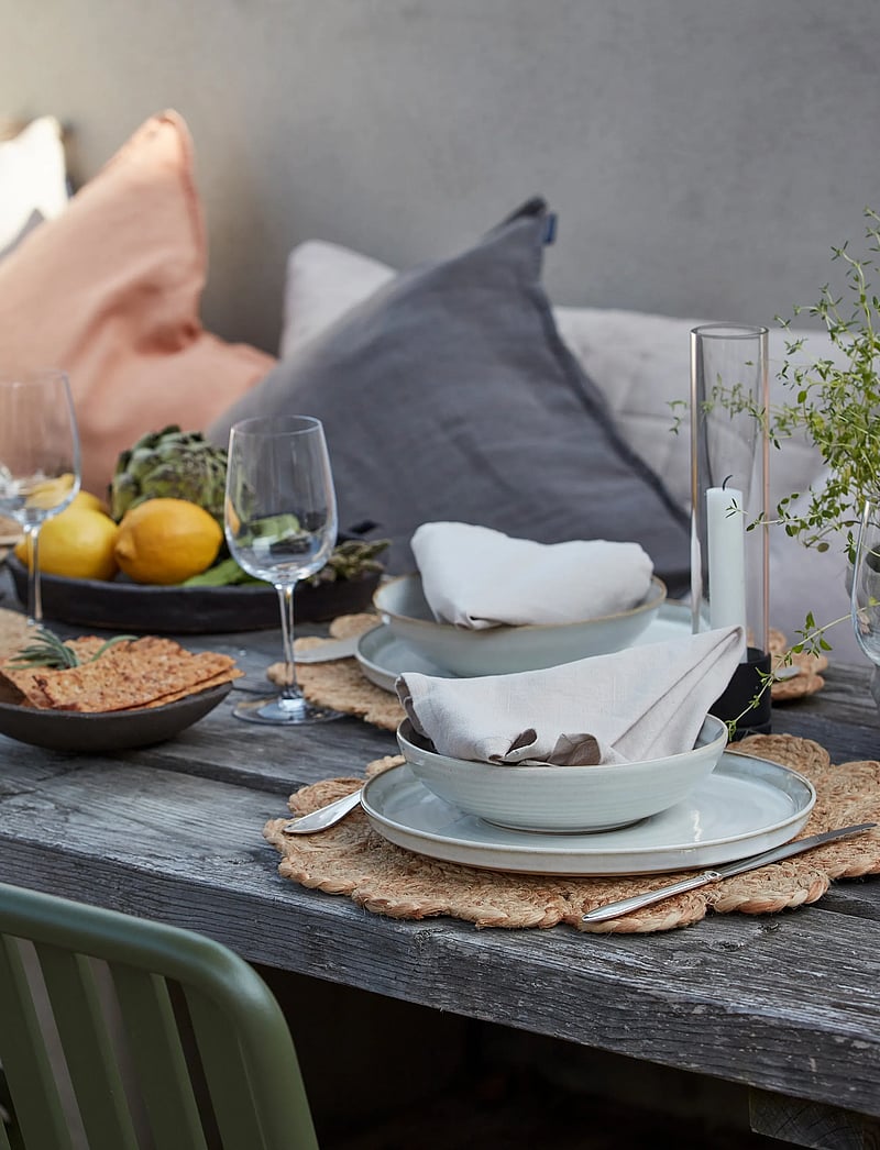 Gripsholm - CUSHION COVER WASHED LINEN TOAST 50x50 - shop by price - anthracite - 2