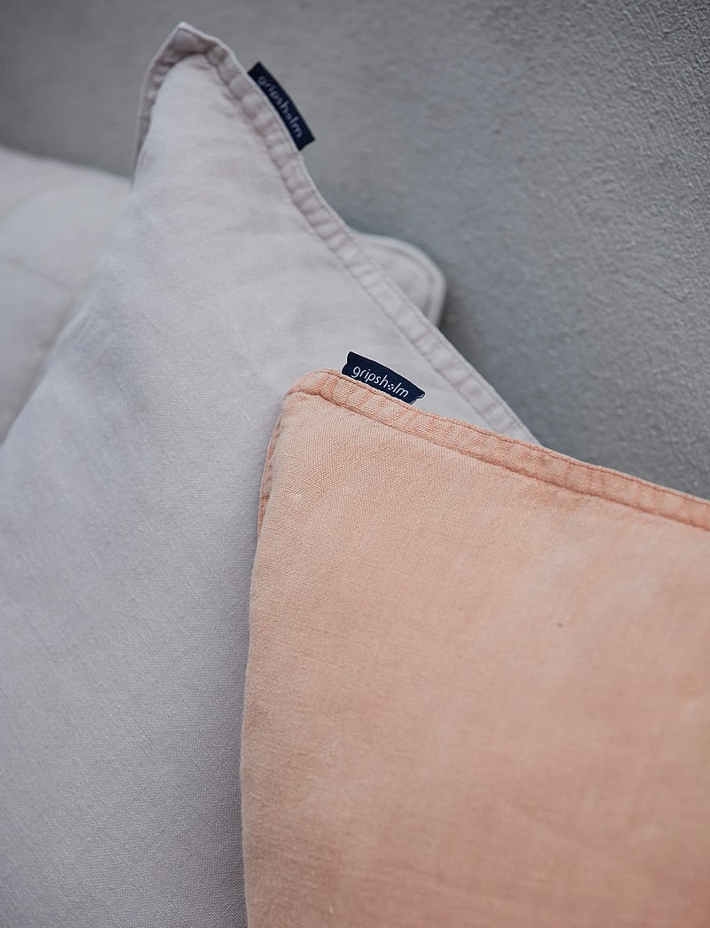 Gripsholm - CUSHION COVER WASHED LINEN TOAST 50x50 - kissenbezüge - linen beige - 2