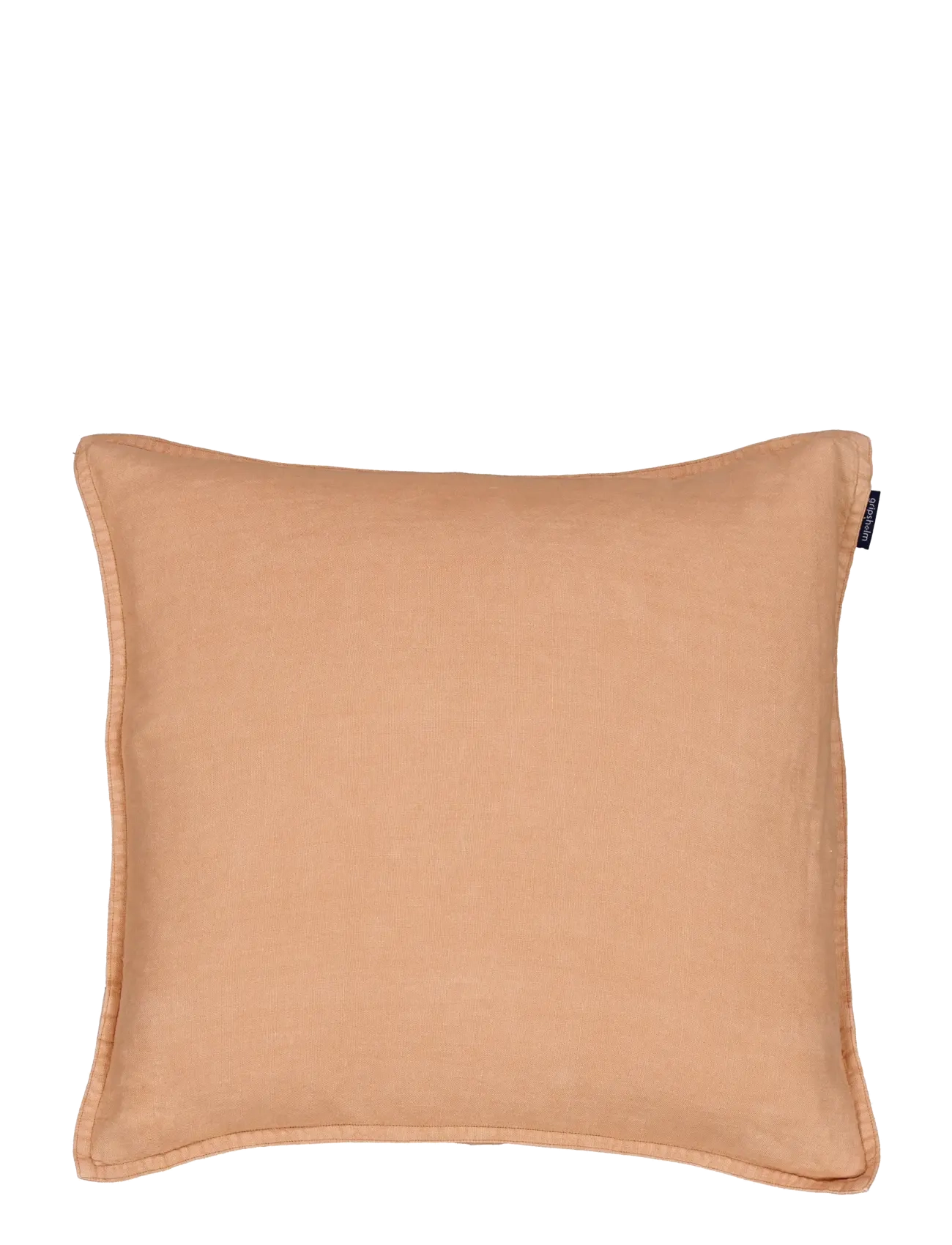 Gripsholm Pudebetræk I Vasket Lin, Antracit, 50X50, Pudebetræk, Beige, Str: 50X50CM