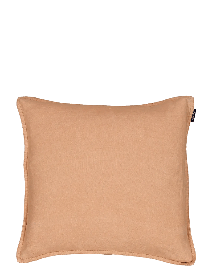 Gripsholm - CUSHION COVER WASHED LINEN TOAST 50x50 - kissenbezüge - toast - 1