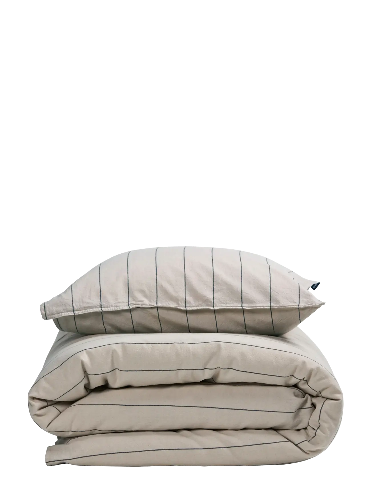 Gripsholm PÅSLAKAN MAJA BEIGE 150X210;50X60 - Påslakanset - BEIGE / beige