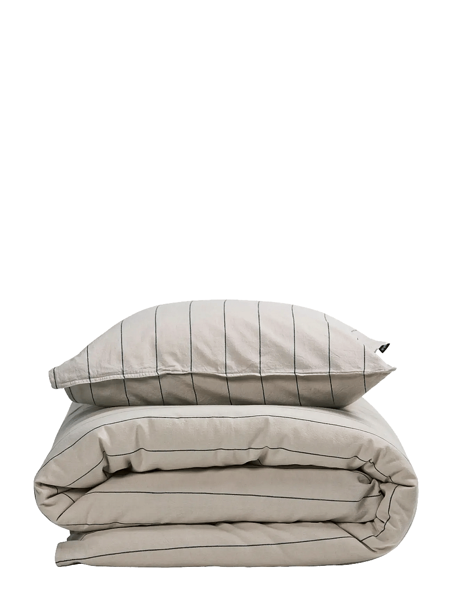 Gripsholm - BED SET MAJA BEIGE 150X210;50X60 - gultas veļas komplekti - beige - 1