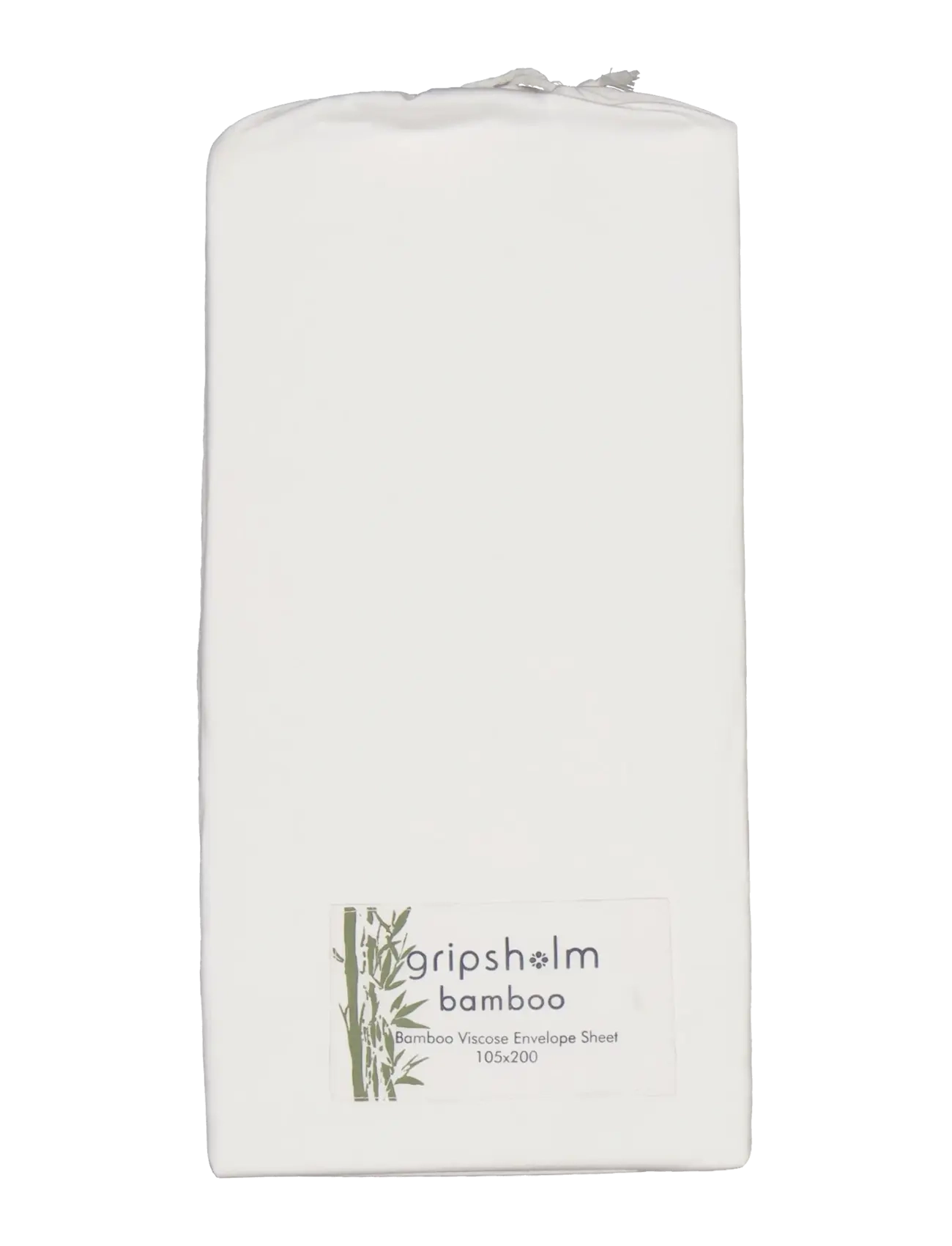Gripsholm ENVELOPE SHEET BAMBOO 105X200CM, WHITE 105X200 CM - Bed sheets - WHITE / white