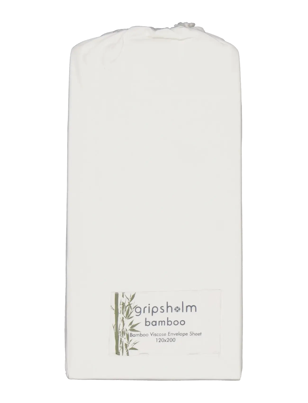 Gripsholm Bambus-Laken, Hvid, 120X200, Fitted Bed Lagen, Hvid, Str: 120X200CM