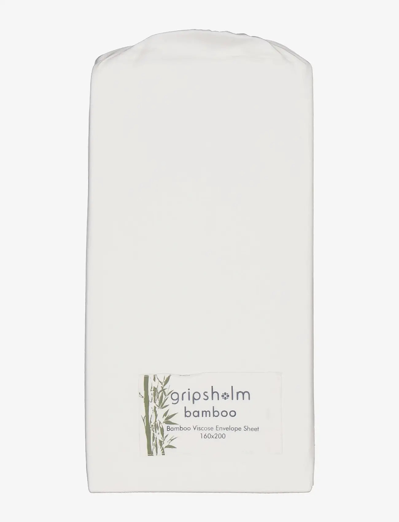 Gripsholm - ENVELOPE SHEET BAMBOO 160X200CM, WHITE 160X200 CM - spannbettlaken - white - 1