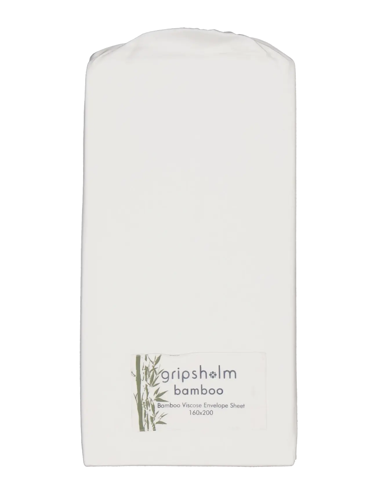 Gripsholm KUVERTLAKAN BAMBOO VIT 160x200 - Lakan - WHITE / white