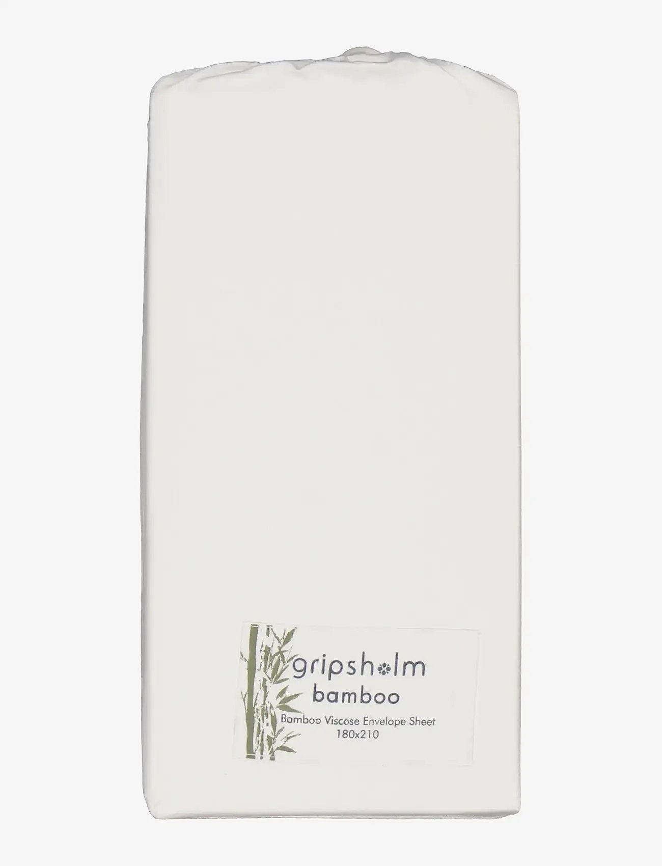 Gripsholm - ENVELOPE SHEET BAMBOO 180X210CM, WHITE 180X210 CM - spannbettlaken - white - 1