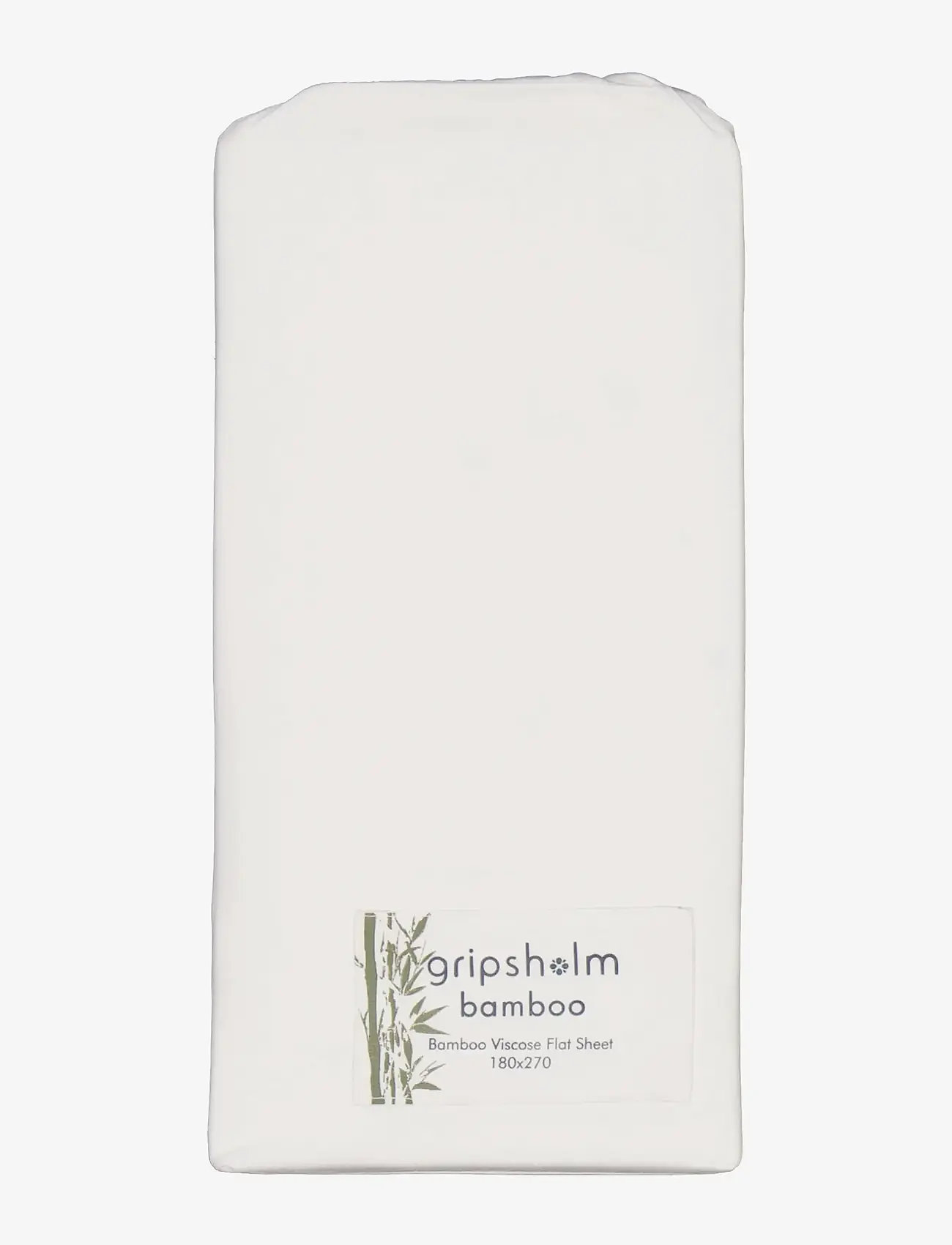 Gripsholm - LAKAN BAMBOO VIT 180x270 - underlakan - white - 1