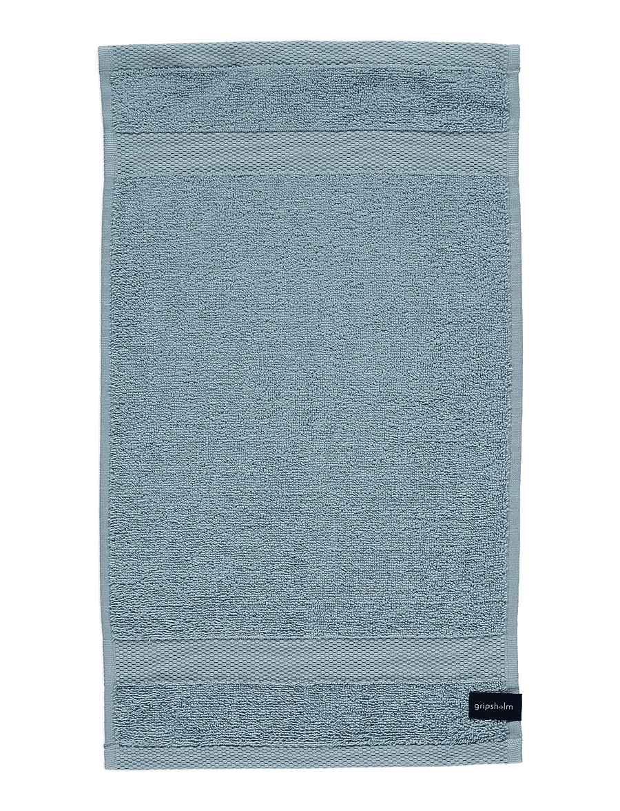 Gripsholm - GUEST TOWEL GRIPSHOLM FLINT GREY 30X50 - saunalinad - arona blue - 1