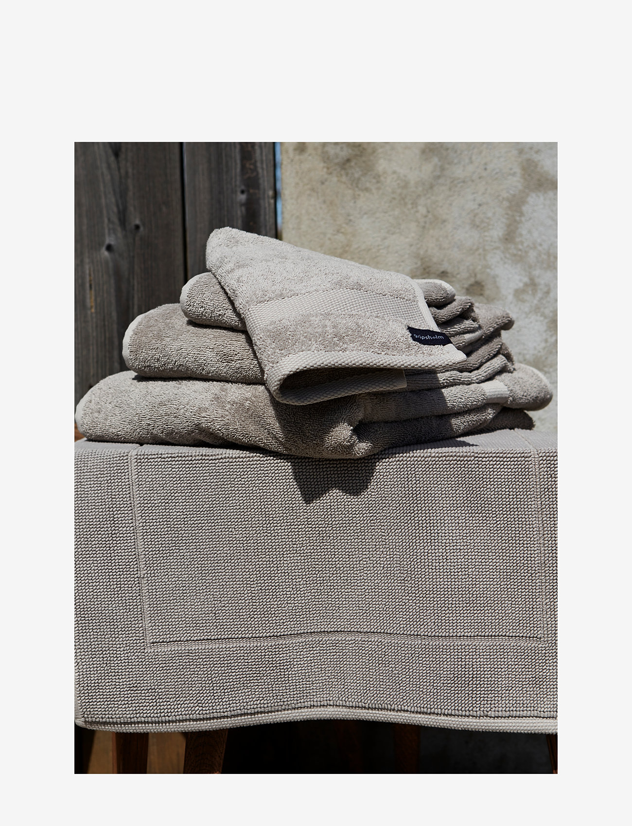 Gripsholm - GUEST TOWEL GRIPSHOLM FLINT GREY 30X50 - guest towels - flint grey - 2