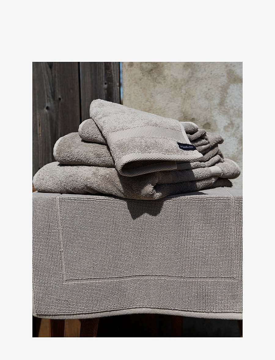Gripsholm - GUEST TOWEL GRIPSHOLM FLINT GREY 30X50 - vannas dvieļi - flint grey - 3