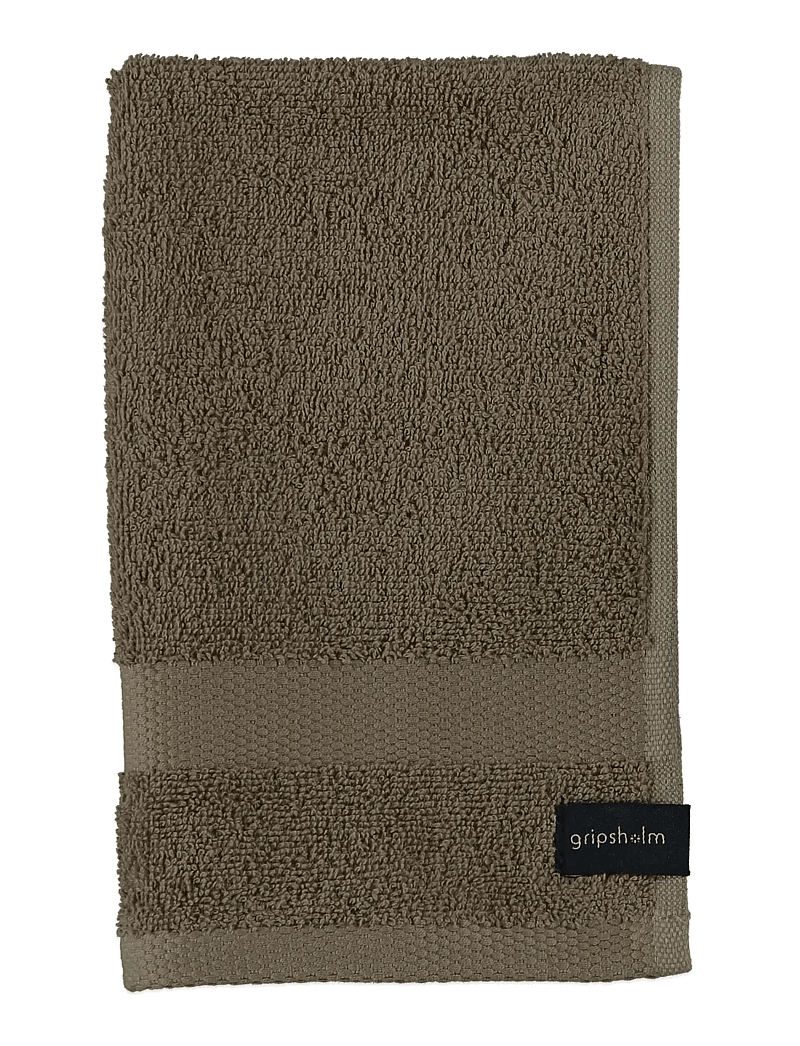 Gripsholm - GUEST TOWEL GRIPSHOLM FLINT GREY 30X50 - guest towels - walnut - 0